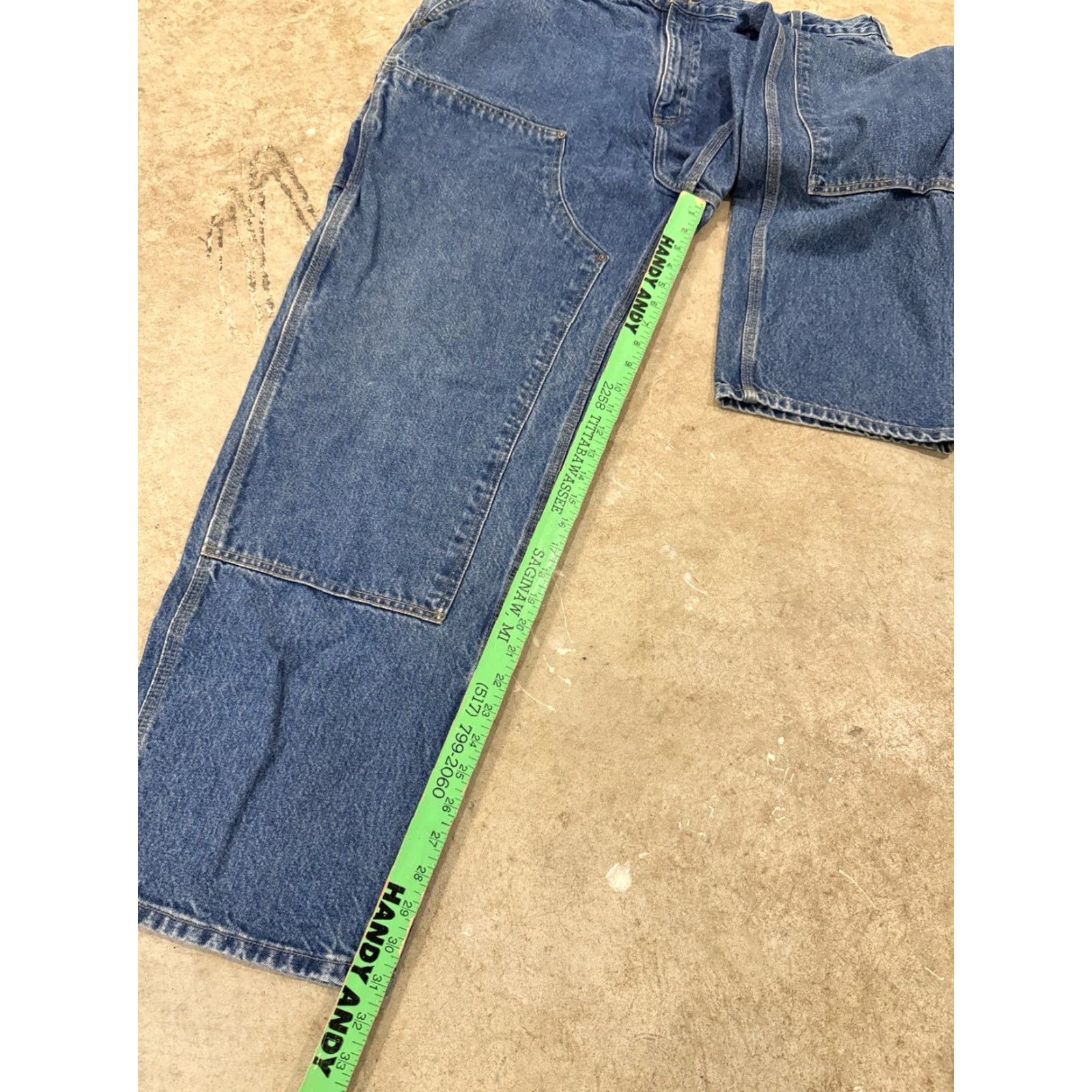 Carhartt Carhartt Jeans Men’s 42 42x32 Loose Original Fit Blue Wide-Leg B73-DST Size US 42 / EU 58 - 7 Thumbnail