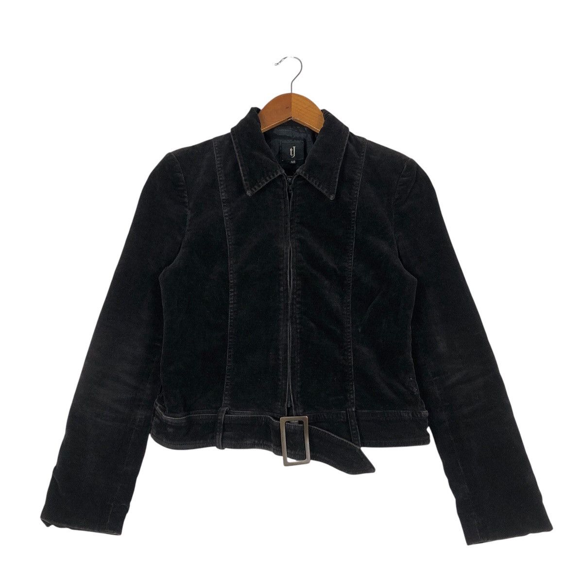 Vintage TJ Blouson Gerbe Suede Corduroy Jacket Size US XXS / EU 40 - 1 Thumbnail