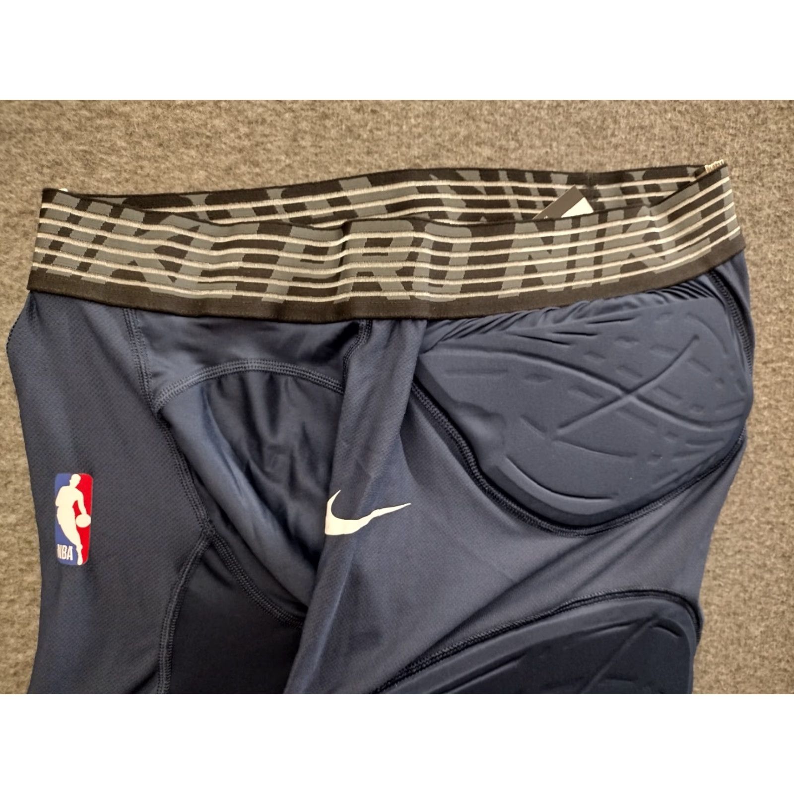 Nike Nike Pro Hyperstrong NBA Compression Shorts 2XL Blue Padded Athletic Mens Basketball Shor ts Size US 39 - 3 Thumbnail