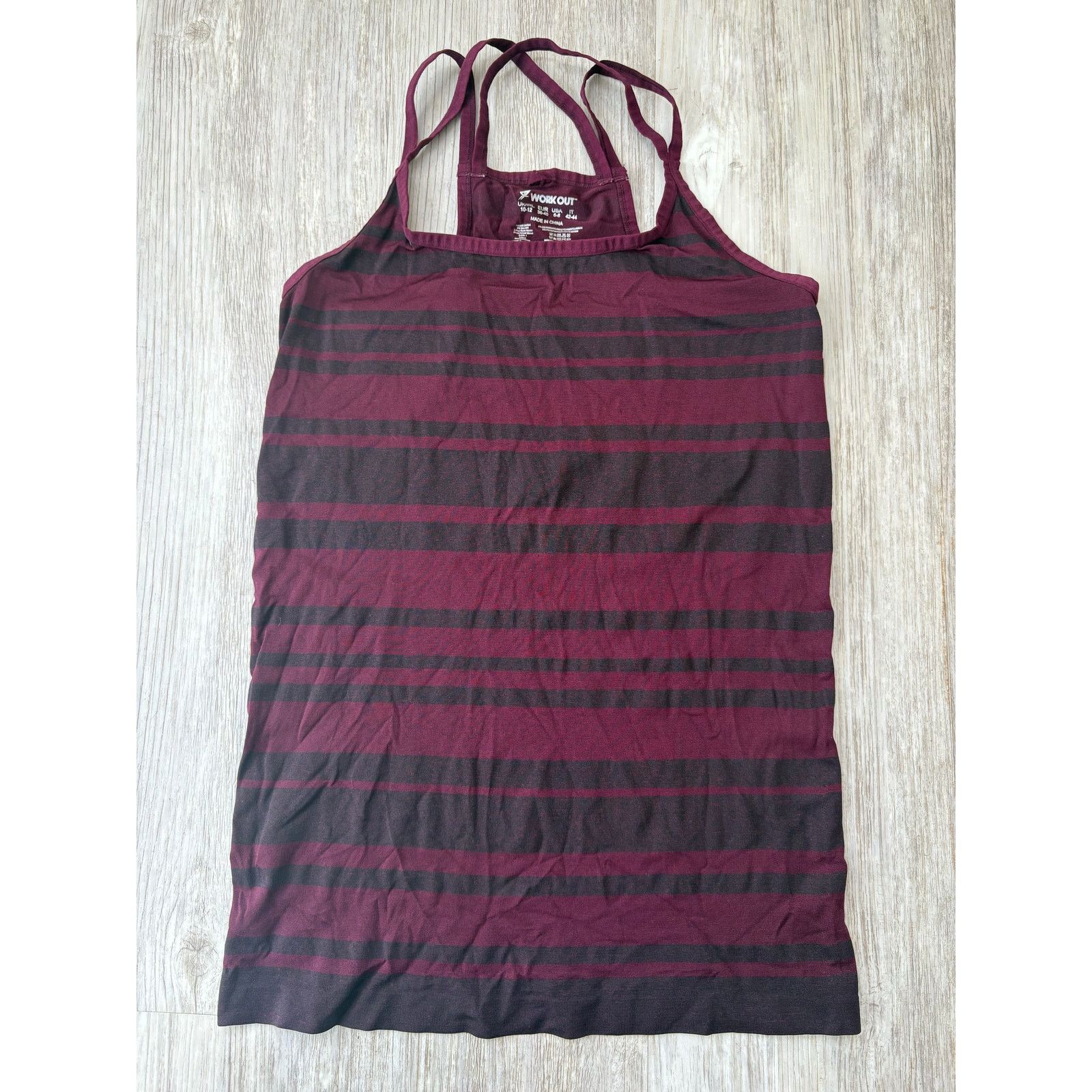 Other Primark | Women's Athletic Work Out Striped Tank Top | 6-8 Size M / US 6-8 / IT 42-44 - 1 Thumbnail