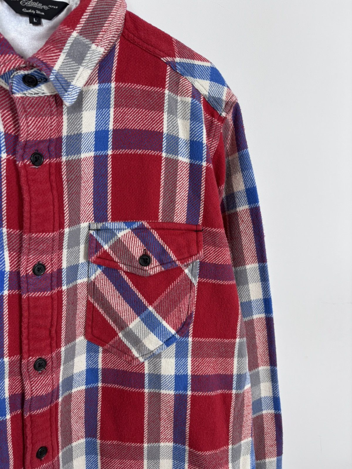 Edwin Edwin Tokyo Japan Men’s Checkered Lined Flannel Shirt Jacket Size US L / EU 52-54 / 3 - 6 Thumbnail