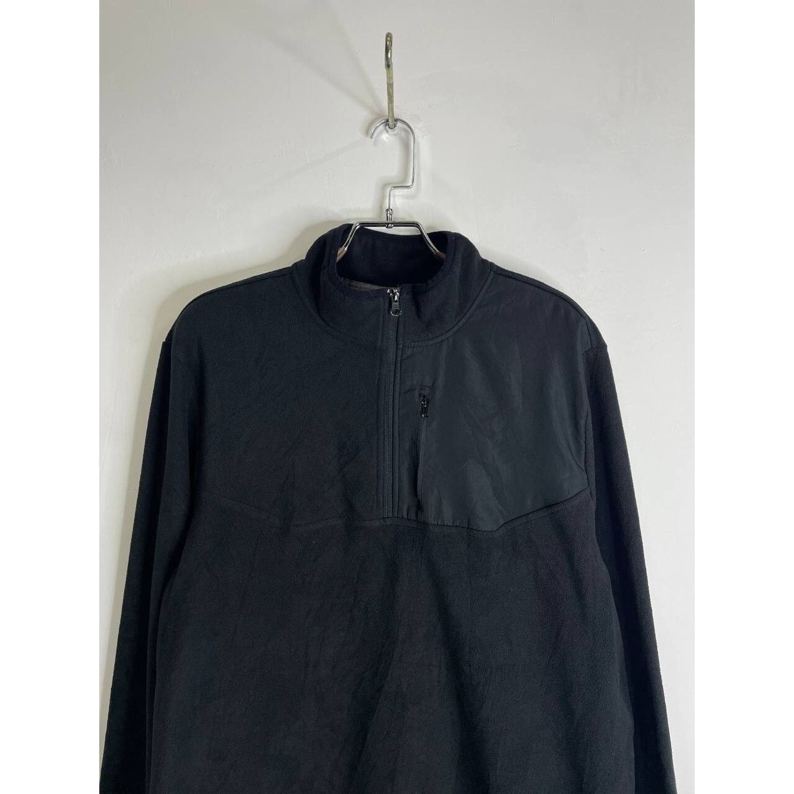 Starter Vintage Starter Fleece Pullover Black 1/4 Zip Jacket Size L Size US L / EU 52-54 / 3 - 3 Thumbnail