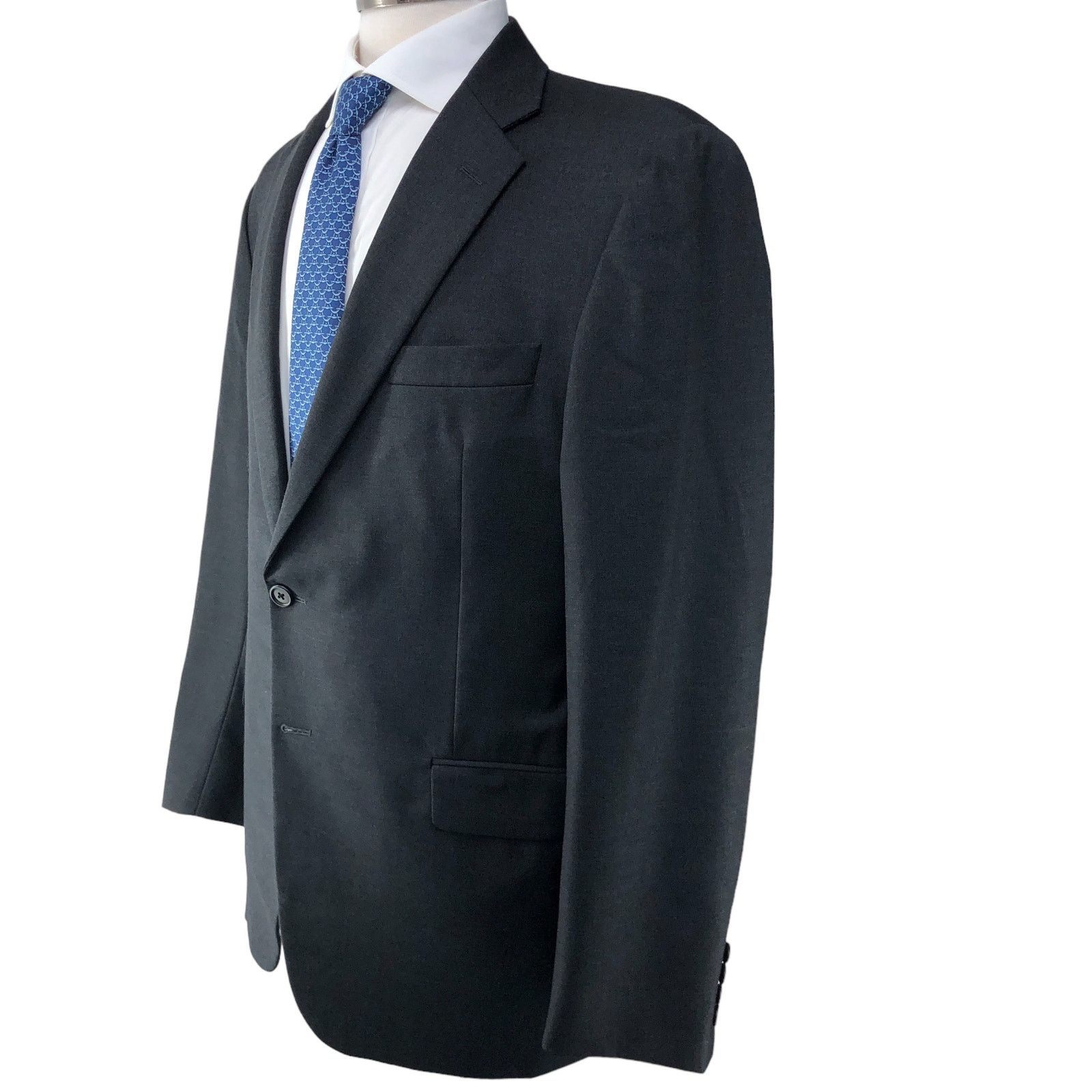 Hickey Freeman Hickey Freeman Mens 42R Sport Coat Legacy Fit Gray 2 Button Size 42R - 7 Thumbnail