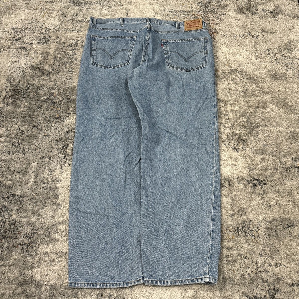JNCO × Levi's × Vintage Vintage y2k Levi’s 550 baggy wide leg light wash jeans Size US 42 / EU 58 - 1 Thumbnail