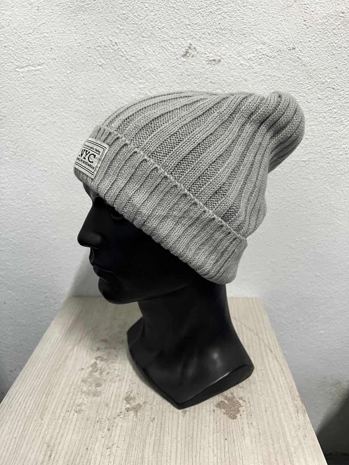Vintage Vintage NYC Big Logo Beanie Hat Size ONE SIZE - 3 Thumbnail