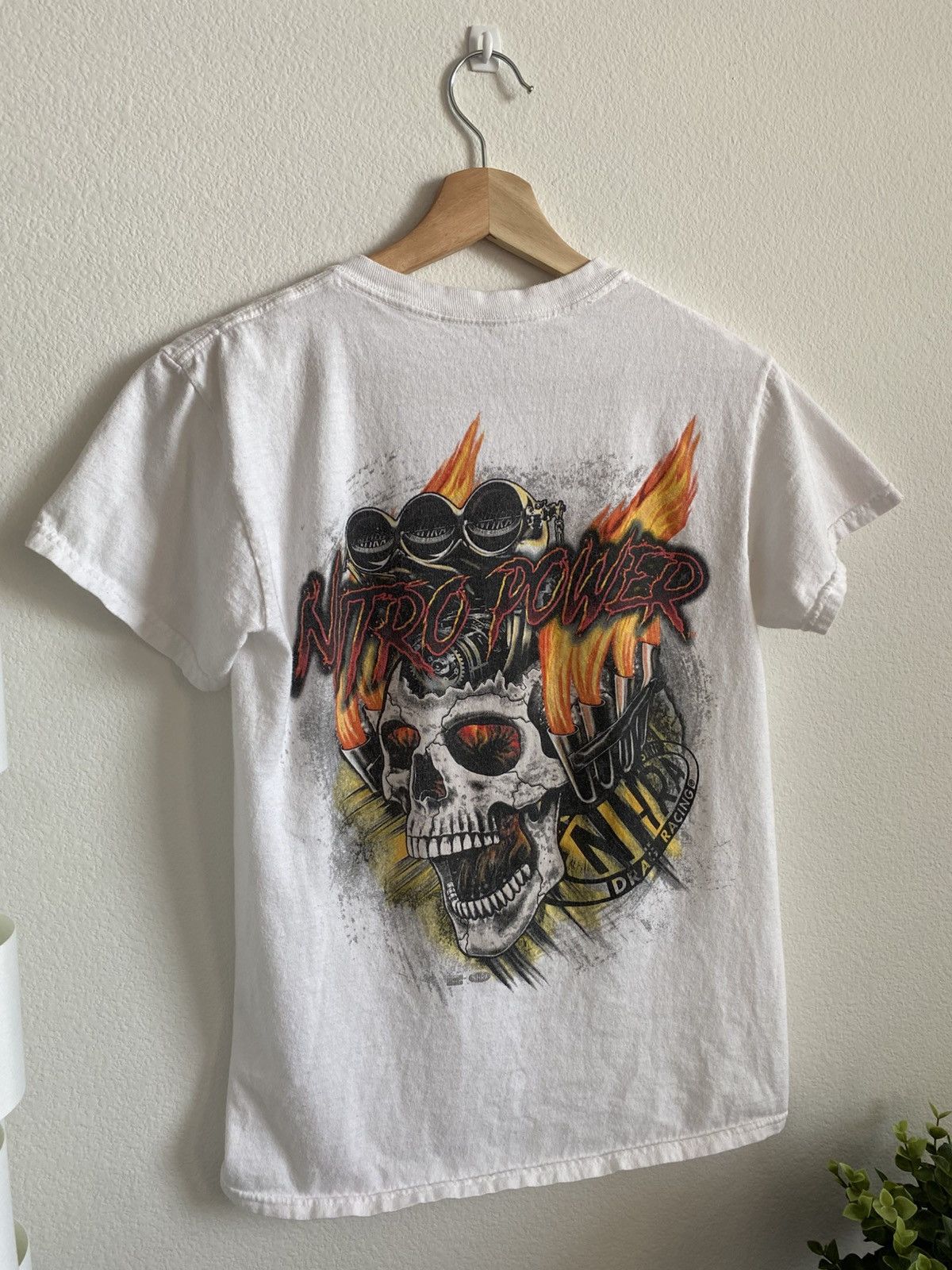 NASCAR 00s Flame Skull NHRA Racing Tee Size US S / EU 44-46 / 1 - 5 Thumbnail