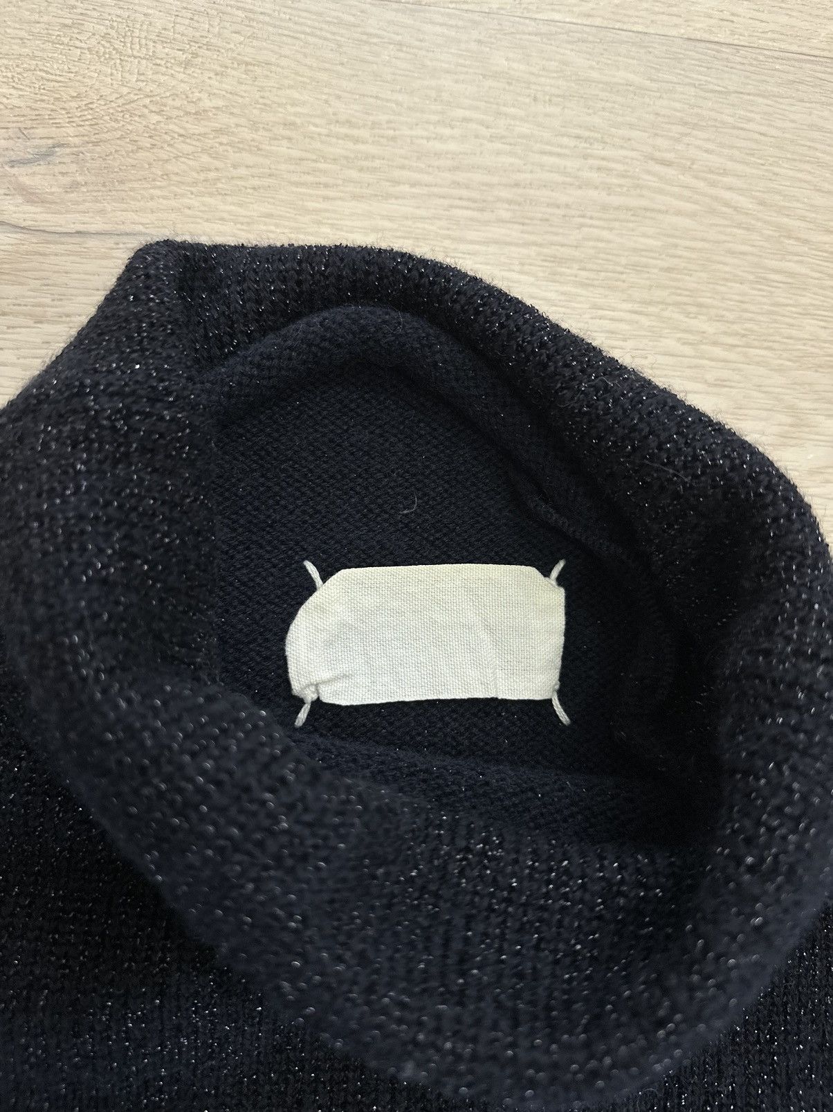 Maison Margiela 1999 fall lurex navy sweater Size M / US 6-8 / IT 42-44 - 4 Thumbnail