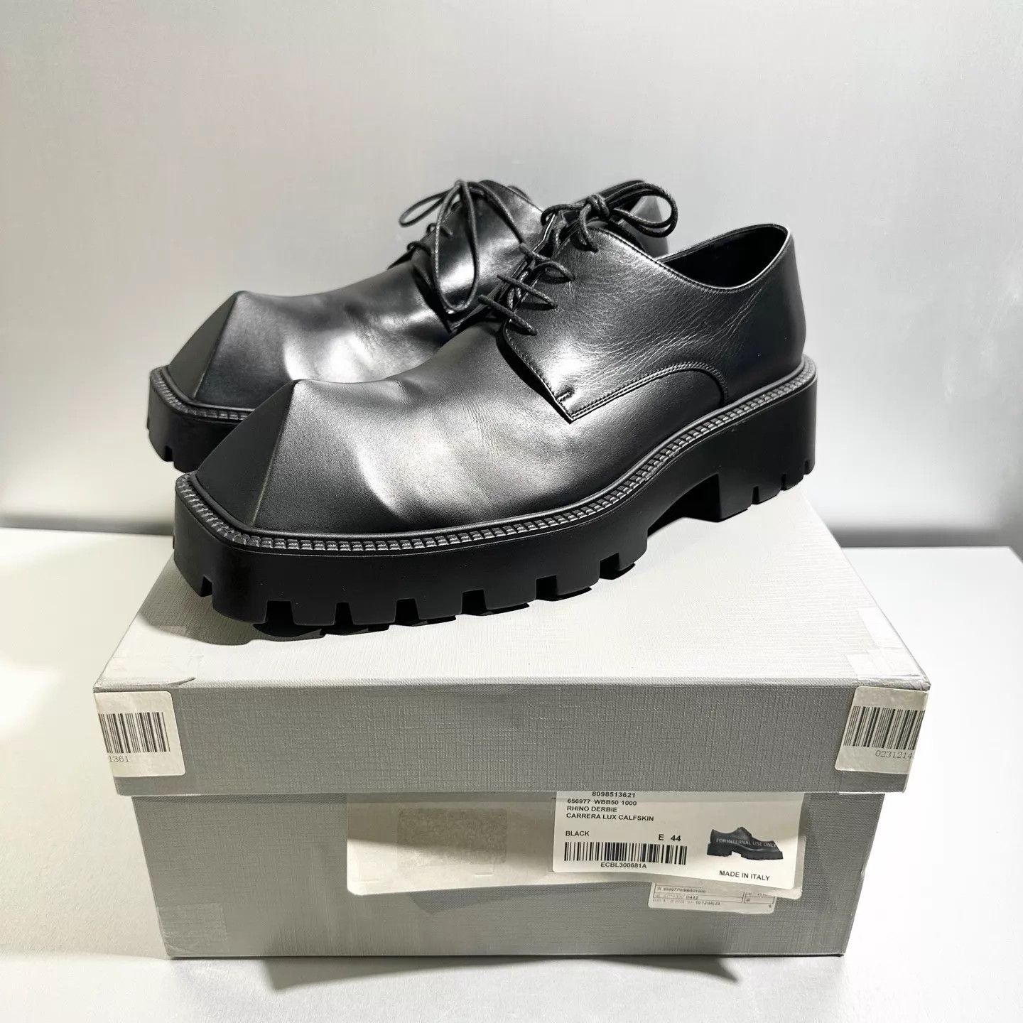 Balenciaga Balenciaga Rhino Derbies Black 44 Size US 11 / EU 44 - 8 Thumbnail