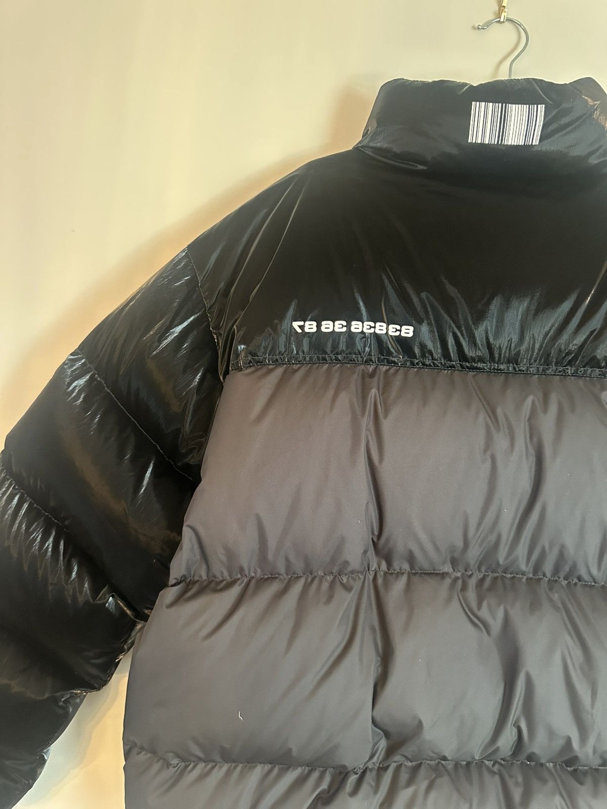 Vetements VTMNTS Black Color Block Down Jacket Size US S / EU 44-46 / 1 - 4 Thumbnail