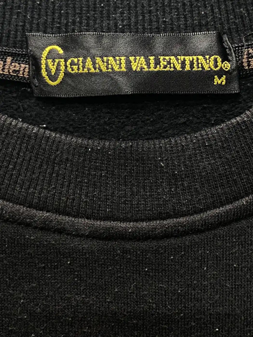 Gianni Valentino × Valentino × Vintage Vintage Gianni Valentino Italy Gold Embroidery Sweatshirt Size US M / EU 48-50 / 2 - 6 Thumbnail