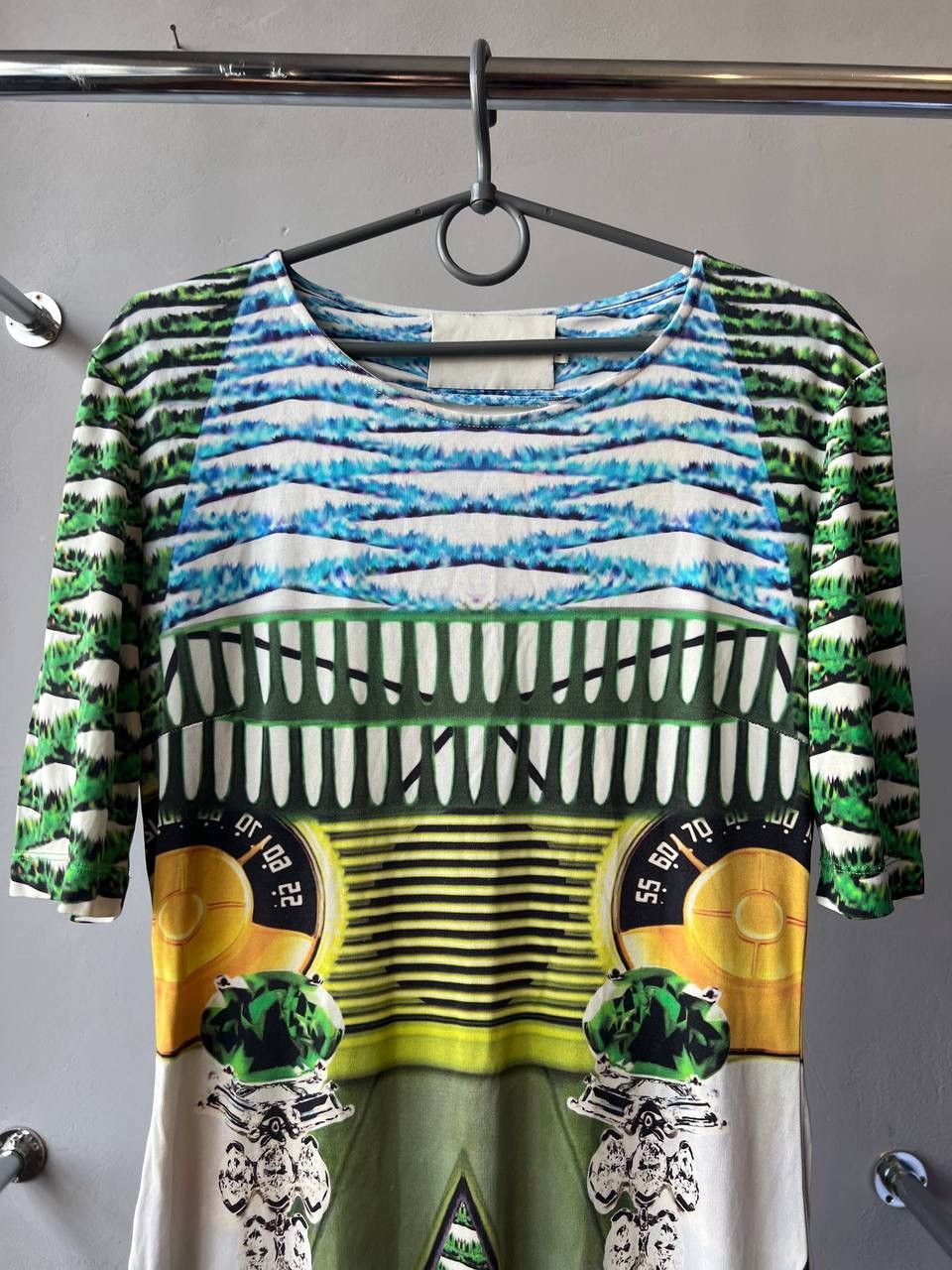 Grailed AUTUMN/WINTER 2013 MARY KATRANTZOU SILK DESIGN GRAPHIC DRESS Size L / US 10 / IT 46 - 6 Thumbnail