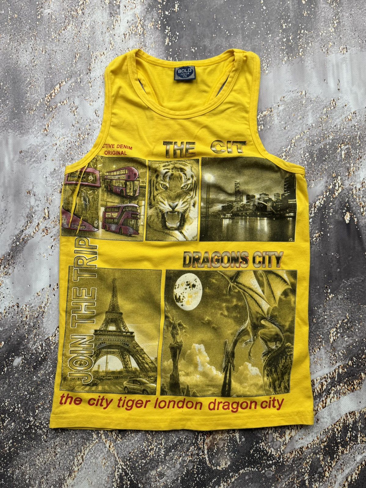 Japanese Brand × Vintage Vintage Printed Tank Top Size M / US 6-8 / IT 42-44 - 1 Thumbnail