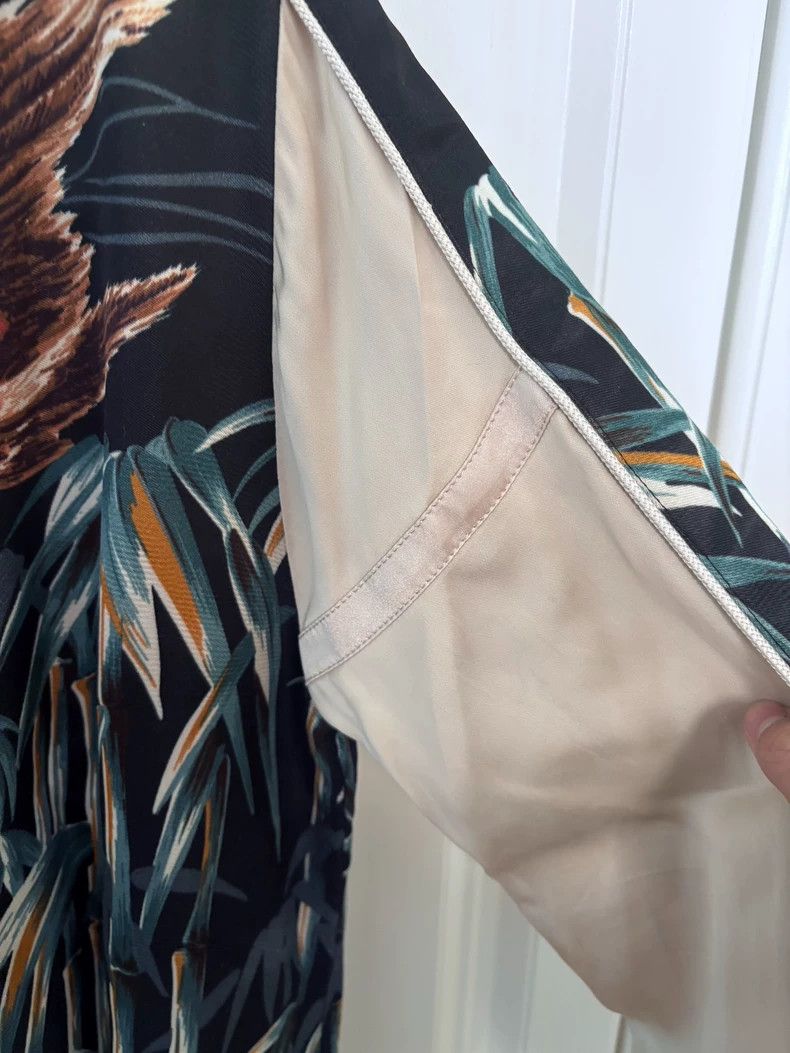 Saint Laurent Paris saint Laurent paris16SS Tiger-Eagle Crossbeard Silk Jacket Size US M / EU 48-50 / 2 - 4 Thumbnail