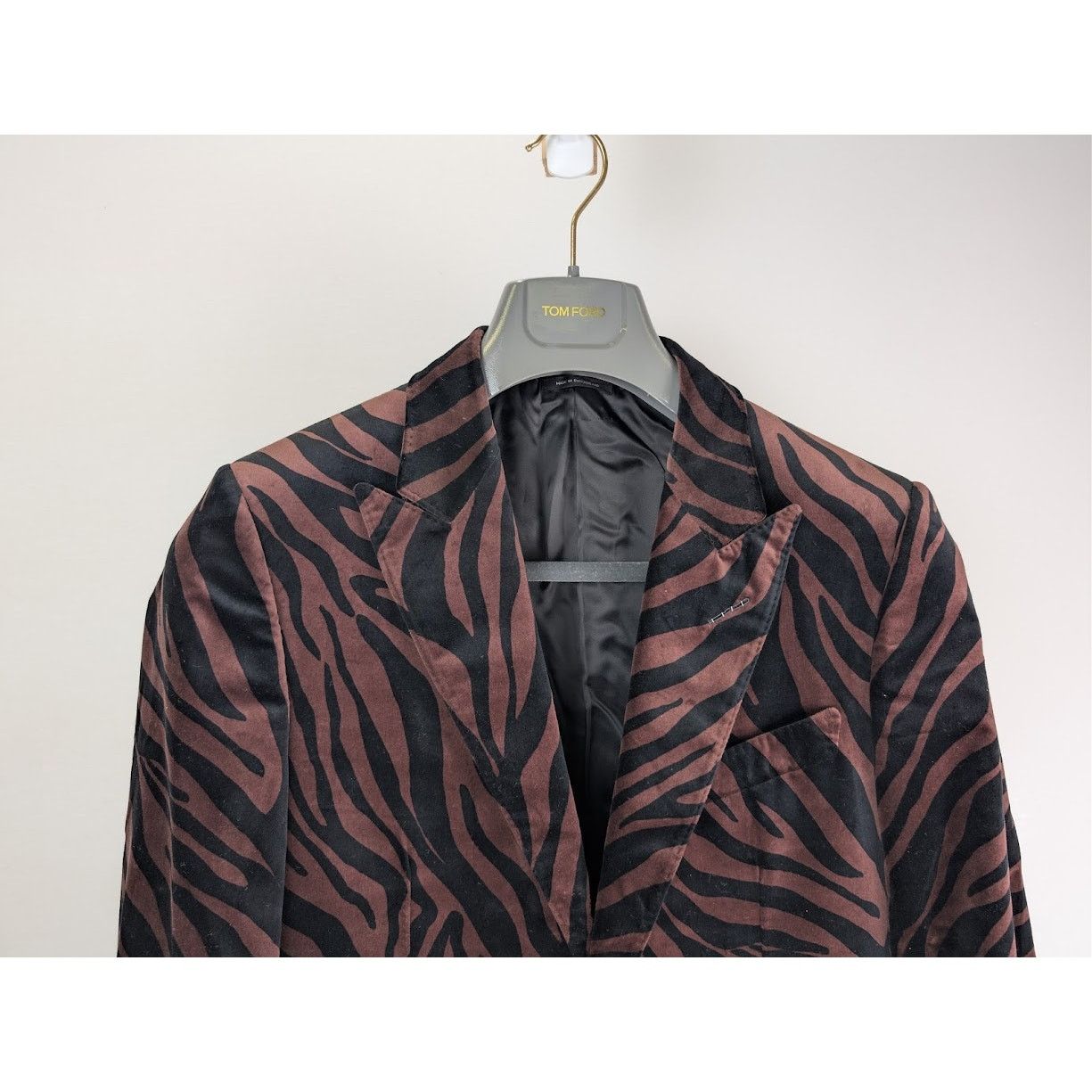 Tom Ford o1rshd1 Blazer Jacket in Black/Brown Size US M / EU 48-50 / 2 - 2 Thumbnail