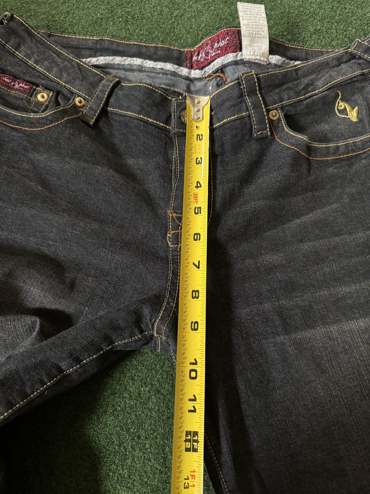 Vintage Y2K Baby Phat Low Rise Bootcut Flare 17/18 Denim Jeans Size 40" / US 18 - 8 Thumbnail