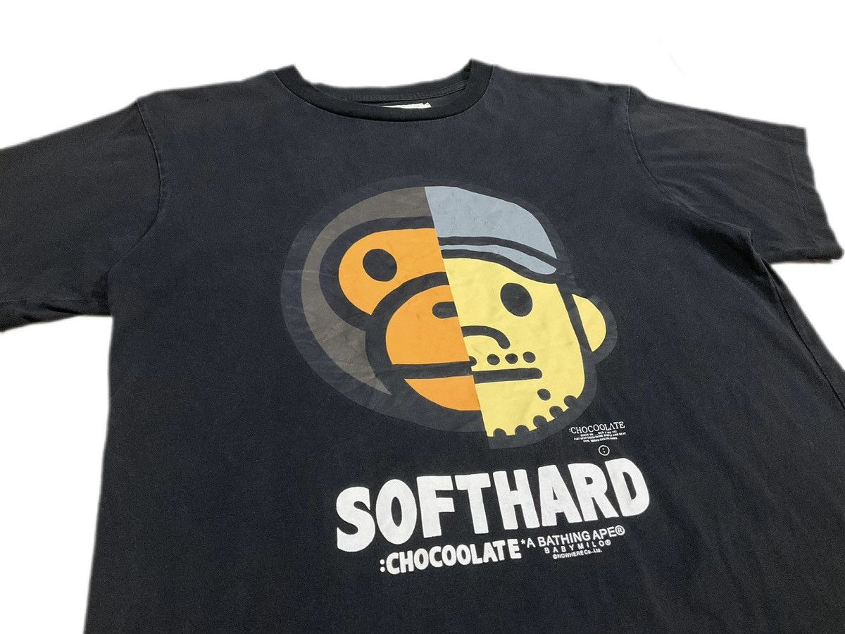 Bape × Japanese Brand 🔥 Chocolate x Baby Milo Shirt Single Stitch Size US M / EU 48-50 / 2 - 1 Thumbnail