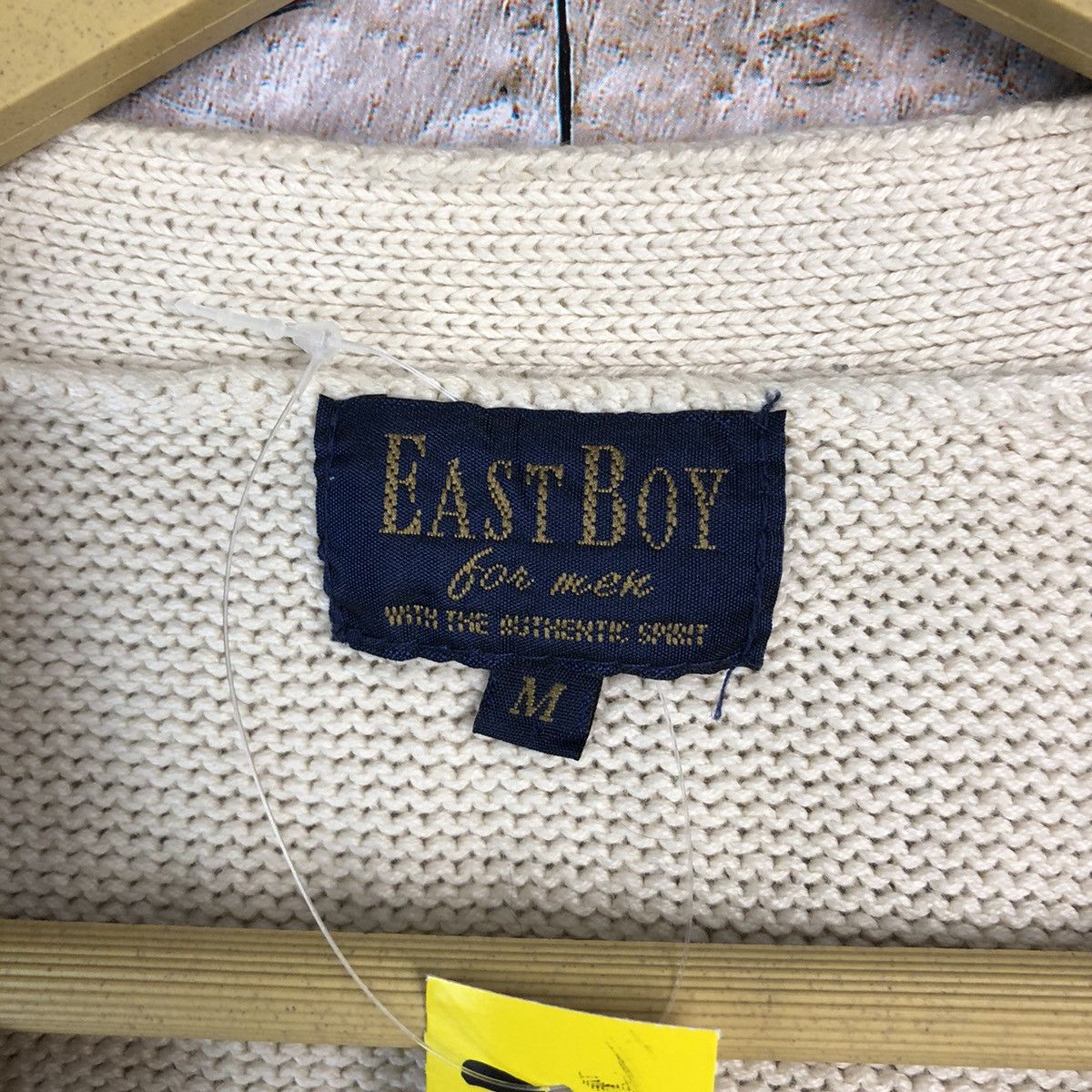 Homespun Knitwear × Japanese Brand East Boy Cream Cardigan Knitwear #A691 Size US M / EU 48-50 / 2 - 10 Thumbnail