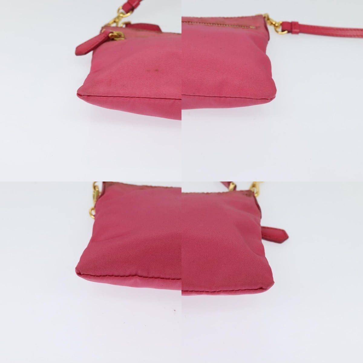 Prada PRADA Shoulder Bag Nylon Pink Gold Size ONE SIZE - 10 Thumbnail