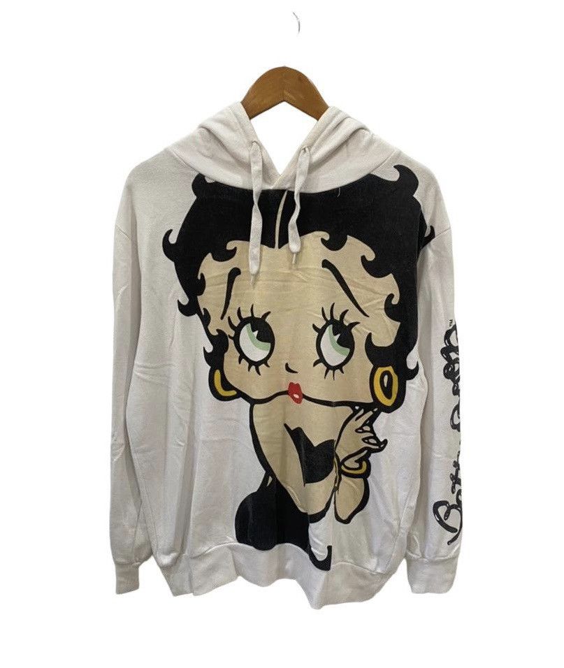 Anime ✅ VINTAGE BETTY BOOP cartoon rare hoodies sweater Size US L / EU 52-54 / 3 - 1 Thumbnail