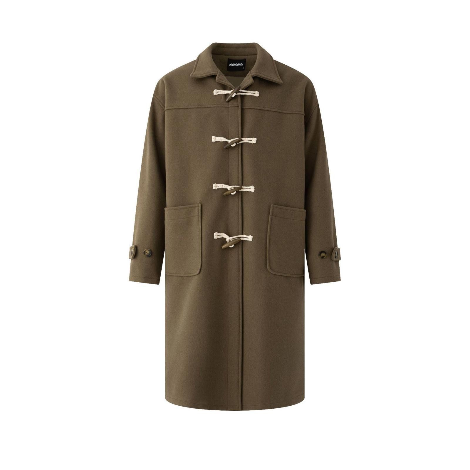 Japanese Brand Quilted Lined Men's Duffle Coat, Classic Fit Size US M / EU 48-50 / 2 - 5 Thumbnail