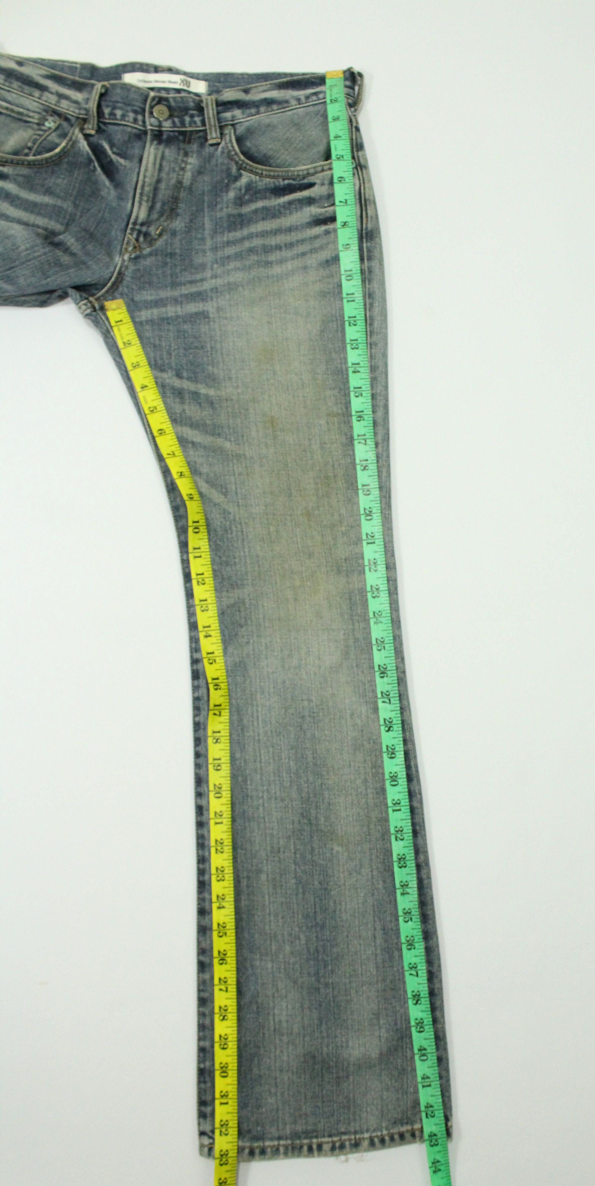 Vintage Flared EDWIN Denim Distressed bootcut bellbottom Size US 31 - 21 Thumbnail
