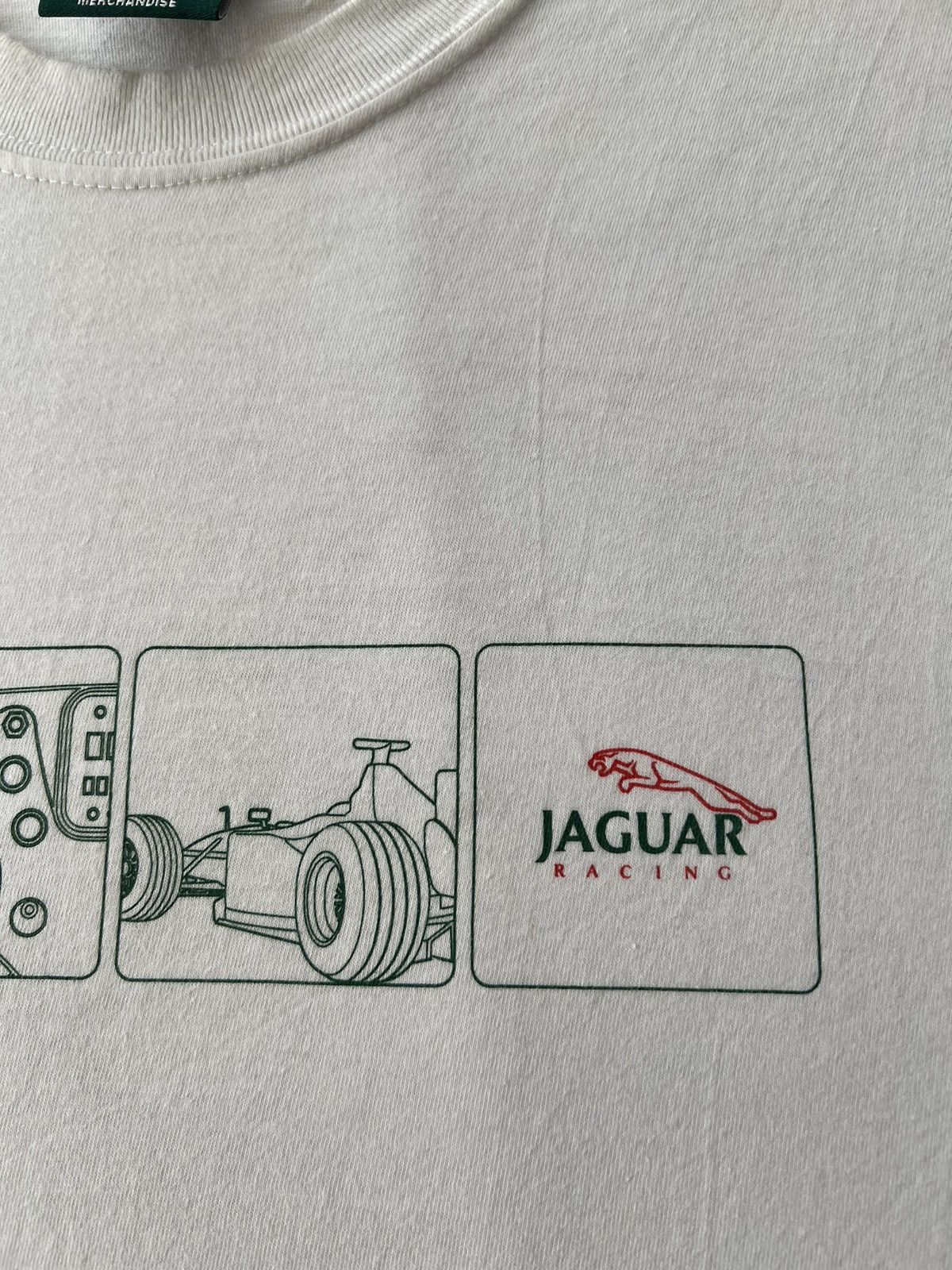 Formula 1 Vintage 2000s Jaguar Racing Formula 1 F1 Cars White T-shirt Size US L / EU 52-54 / 3 - 4 Thumbnail