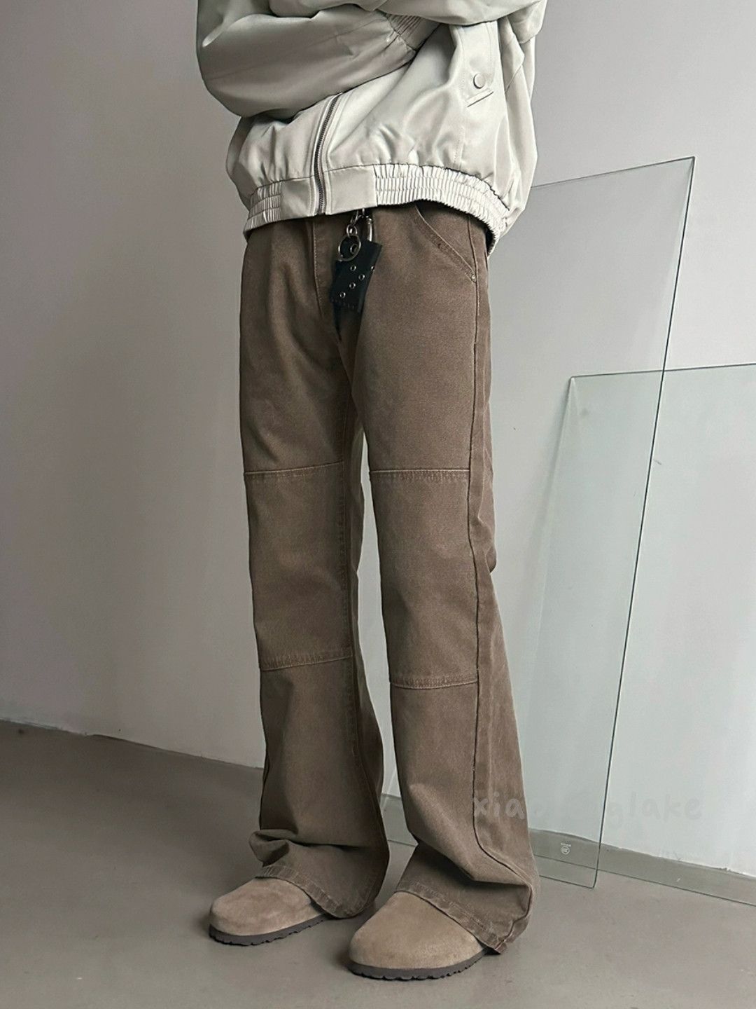 Designer × Japanese Brand × Vintage washed faded patchwork yuppie punk bootcut jeans Size US 30 / EU 46 - 3 Thumbnail