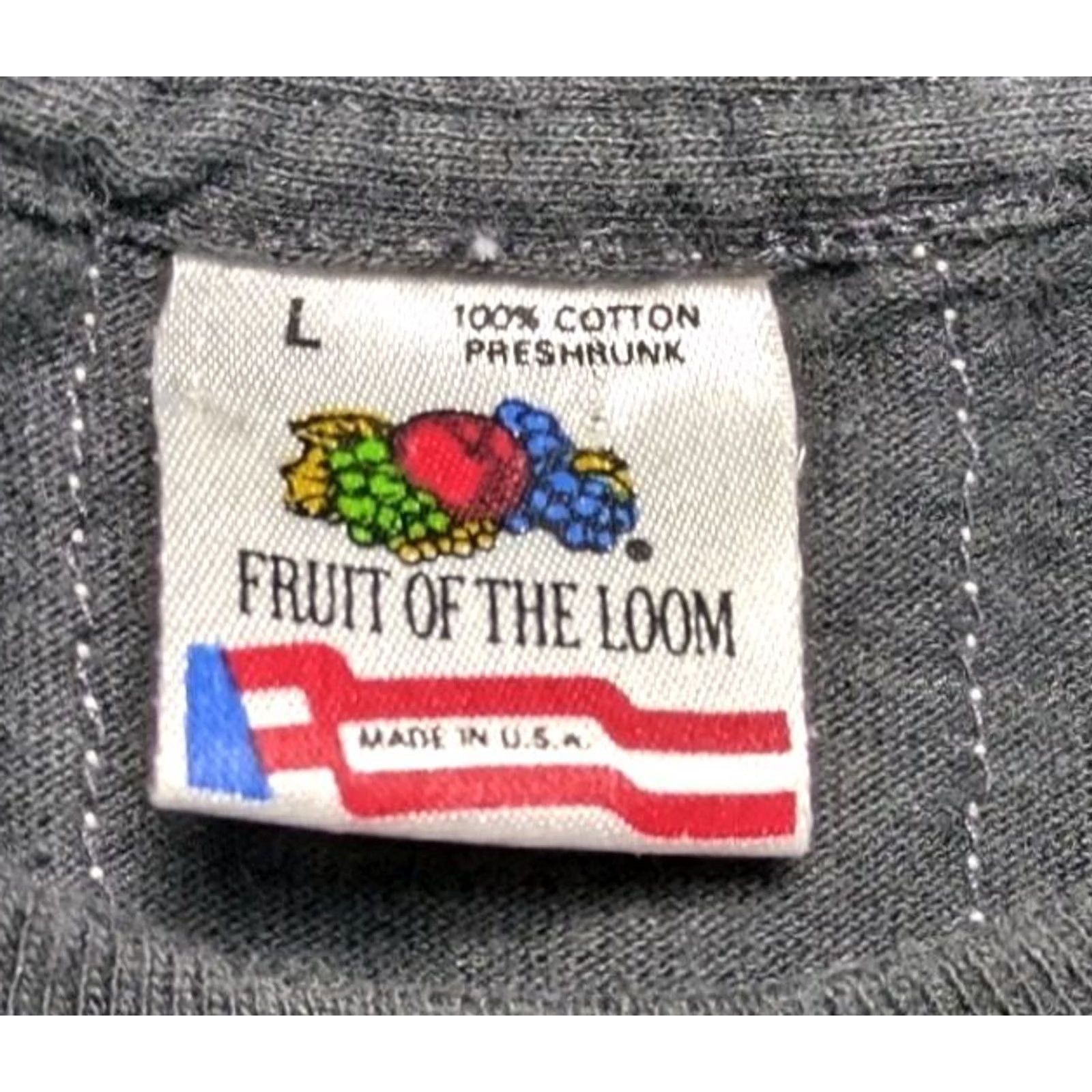 Fruit Of The Loom VINTAGE Nike Just Bite Me Shirt Large Black Made In USA Single Stitch Parody KXRX Otis Size US L / EU 52-54 / 3 - 4 Thumbnail