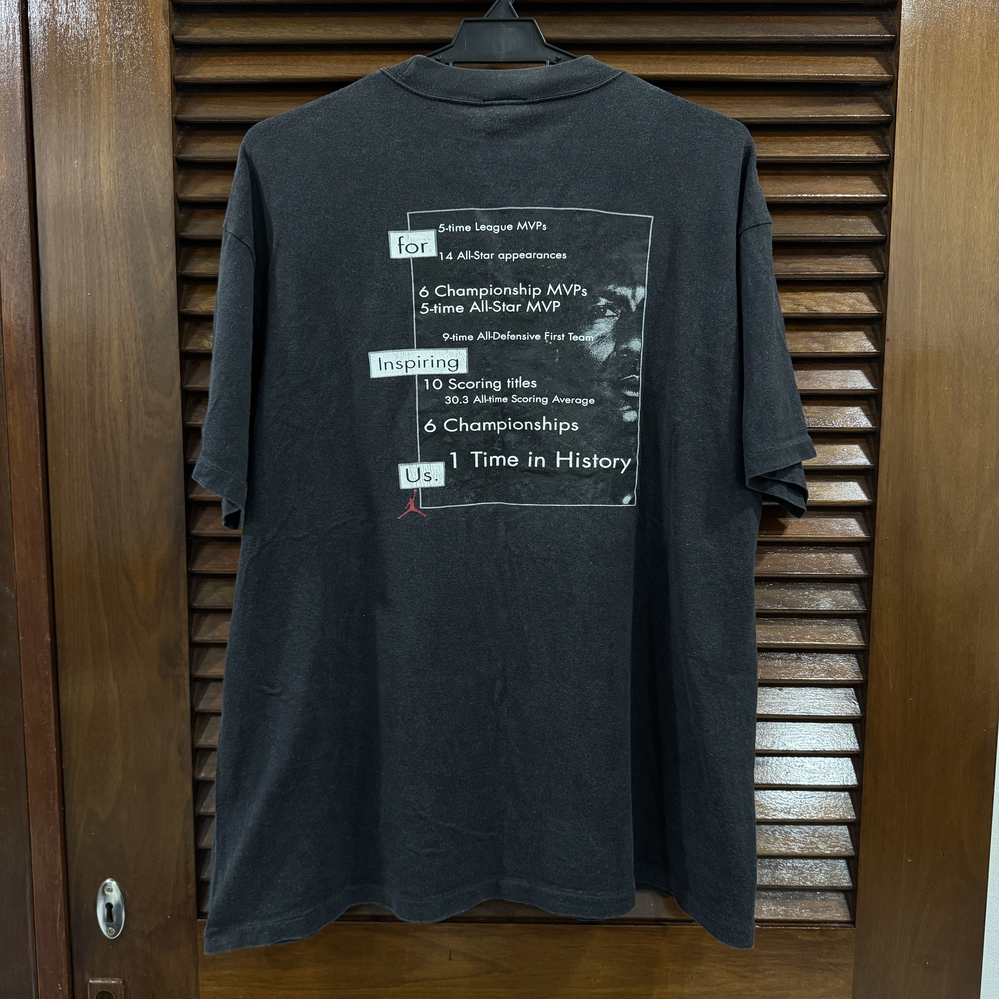 Nike Vintage '03 Nike "Thanks Michael" Jordan retirement tee Size US XL / EU 56 / 4 - 2 Thumbnail