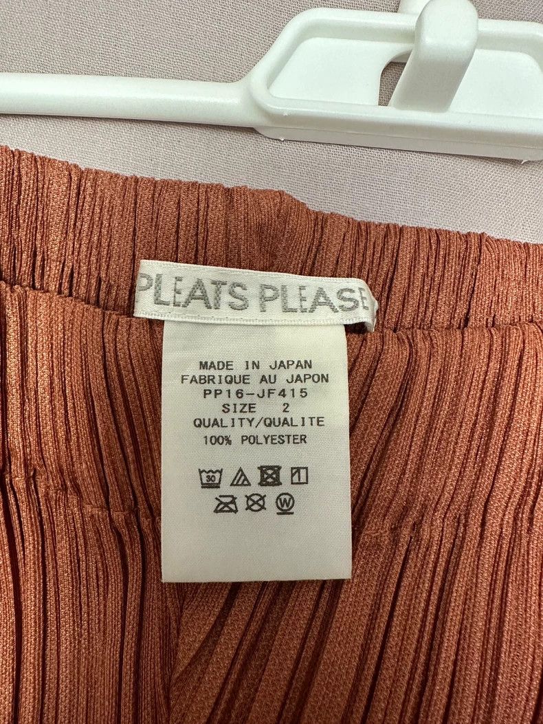 Issey Miyake issey miyake size:2 Caramel-colored wide-leg pants 2505-Ne Size 42" / US 20 - 2 Thumbnail