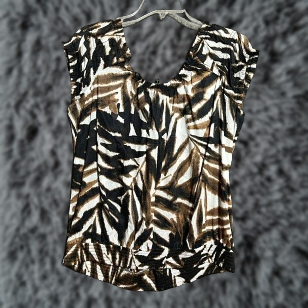 Express Express Statement Top L Built in Necklace Going Out Clubwear Y2K Sequins Glam Shirt Women Size L / US 10 / IT 46 - 1 Thumbnail