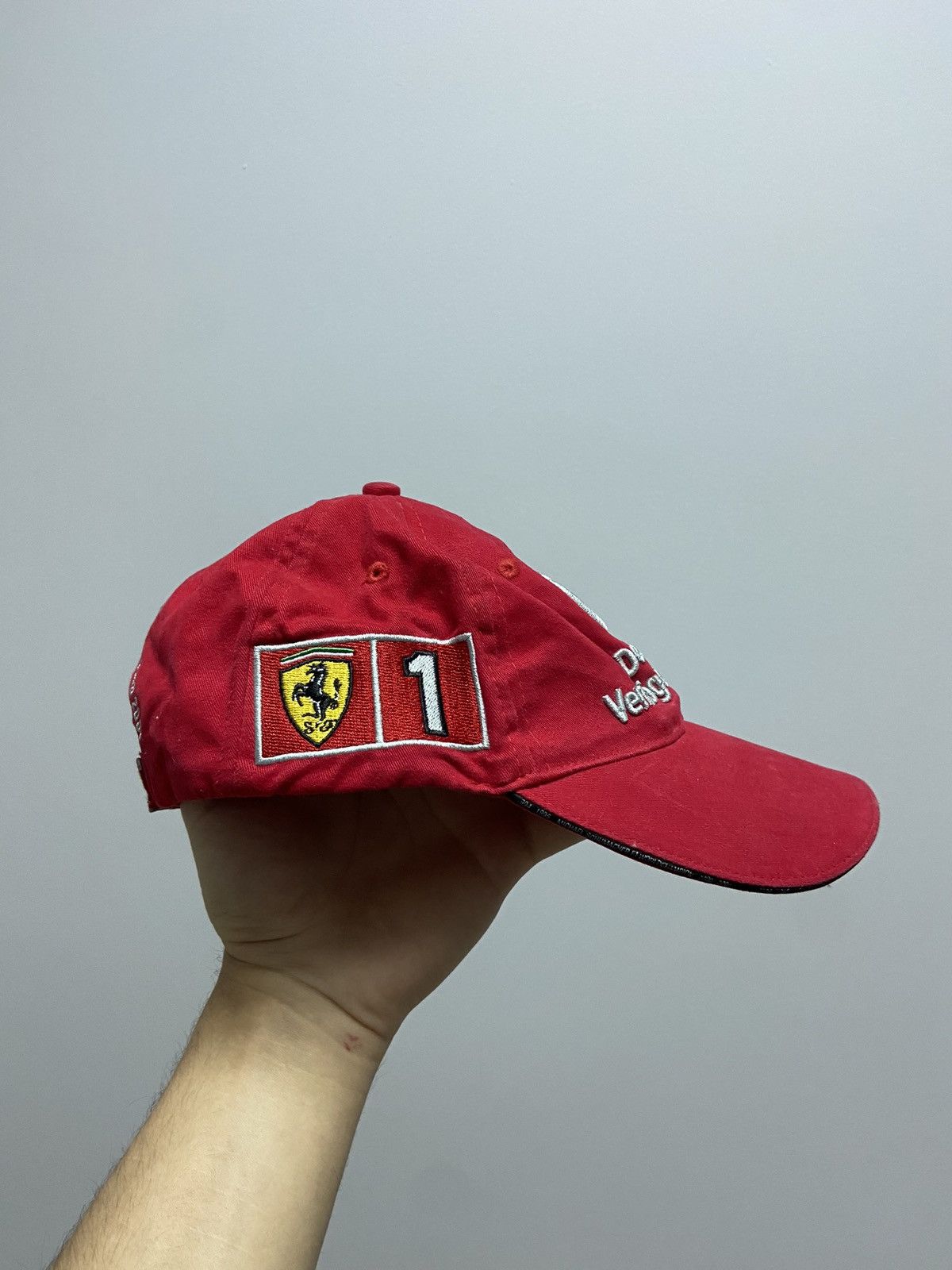 Ferrari × Vintage Ferrari Cap Vintage Michael Schumacher Racing Formula 1 Size ONE SIZE - 4 Thumbnail