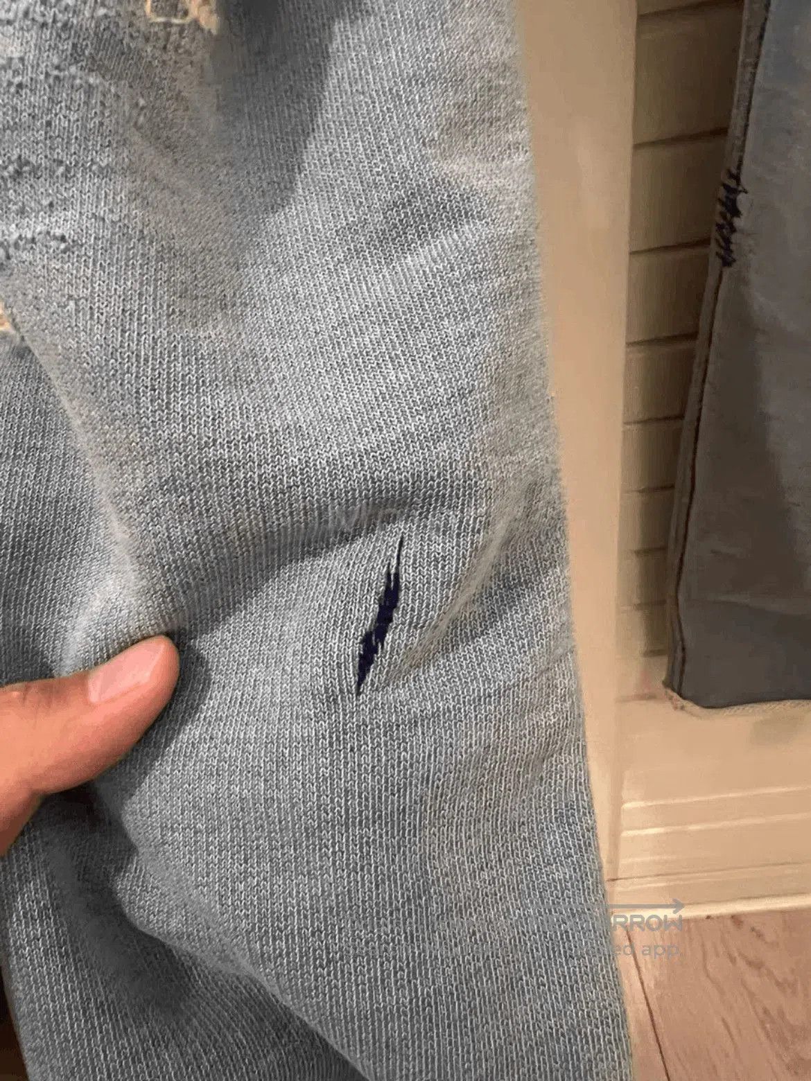 Undercover Sz 1 Undercover Denim Print Distressed Sweatpants. Size US 30 / EU 46 - 3 Thumbnail