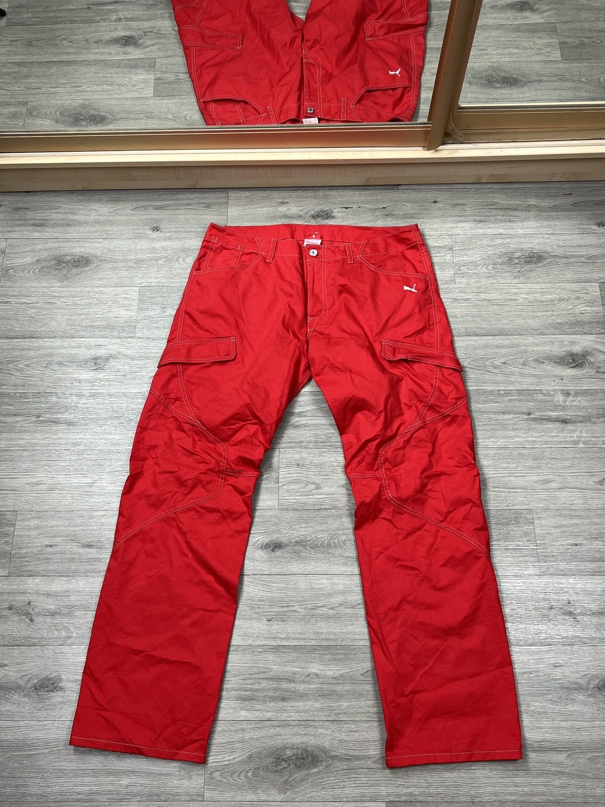 Puma Puma x Ducati Corse MotoGP Team Issue Cargo Pants Red Sz 36 Size US 36 / EU 52 - 1 Thumbnail