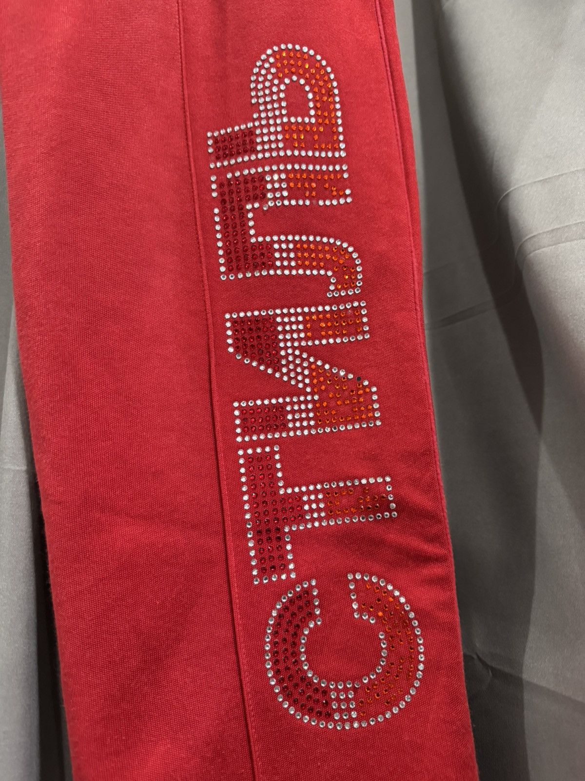 Heron Preston Heron Preston Strass Bordeaux Trackpants Size Medium Size US 32 / EU 48 - 4 Thumbnail