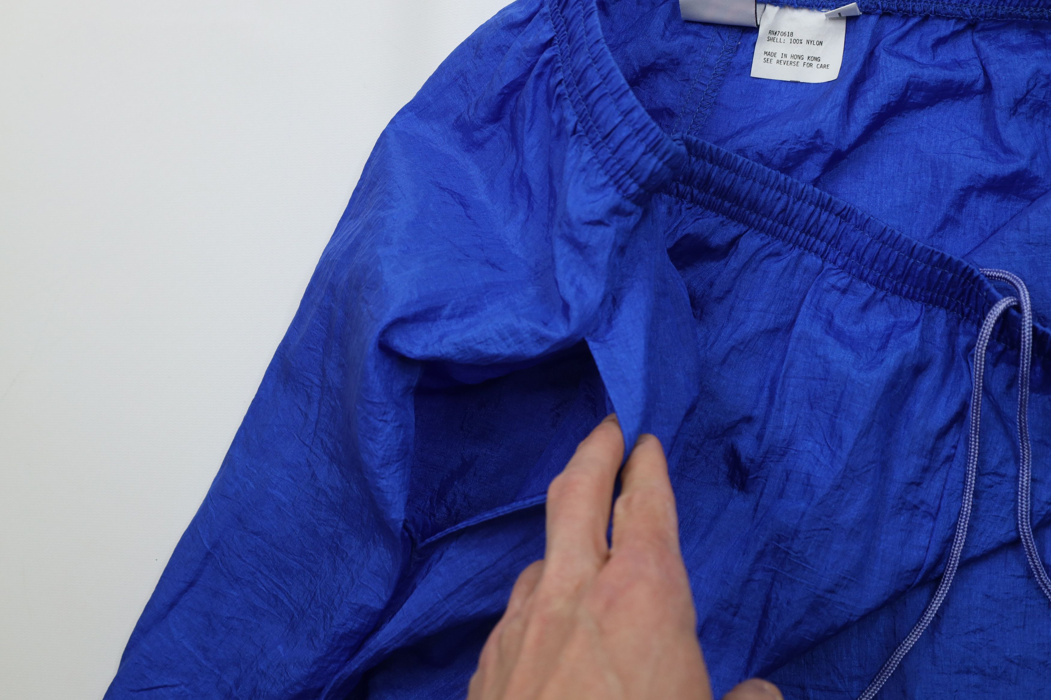 K-Swiss Vintage 90s K Swiss Tennis Windbreaker Joggers Pants Blue Size US 36 / EU 52 - 7 Thumbnail