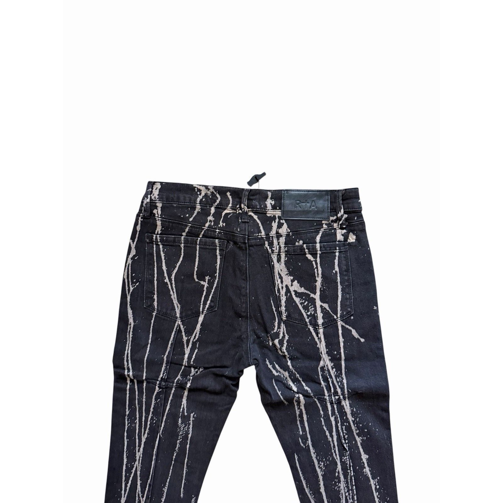 Rta RtA Mens Clayton Faded Paint Skinny Jeans $280 Size 32/32 Size US 32 / EU 48 - 4 Thumbnail