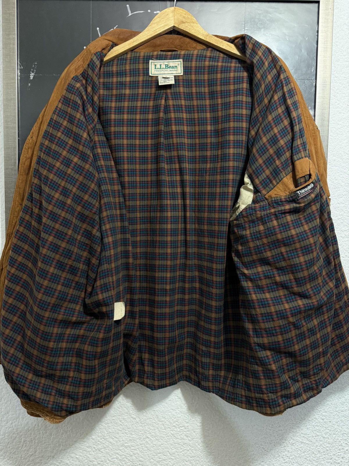 L.L. Bean L.L. BEAN CHORE JACKET SUEDE LEATHER 1980’s Size US L / EU 52-54 / 3 - 10 Thumbnail