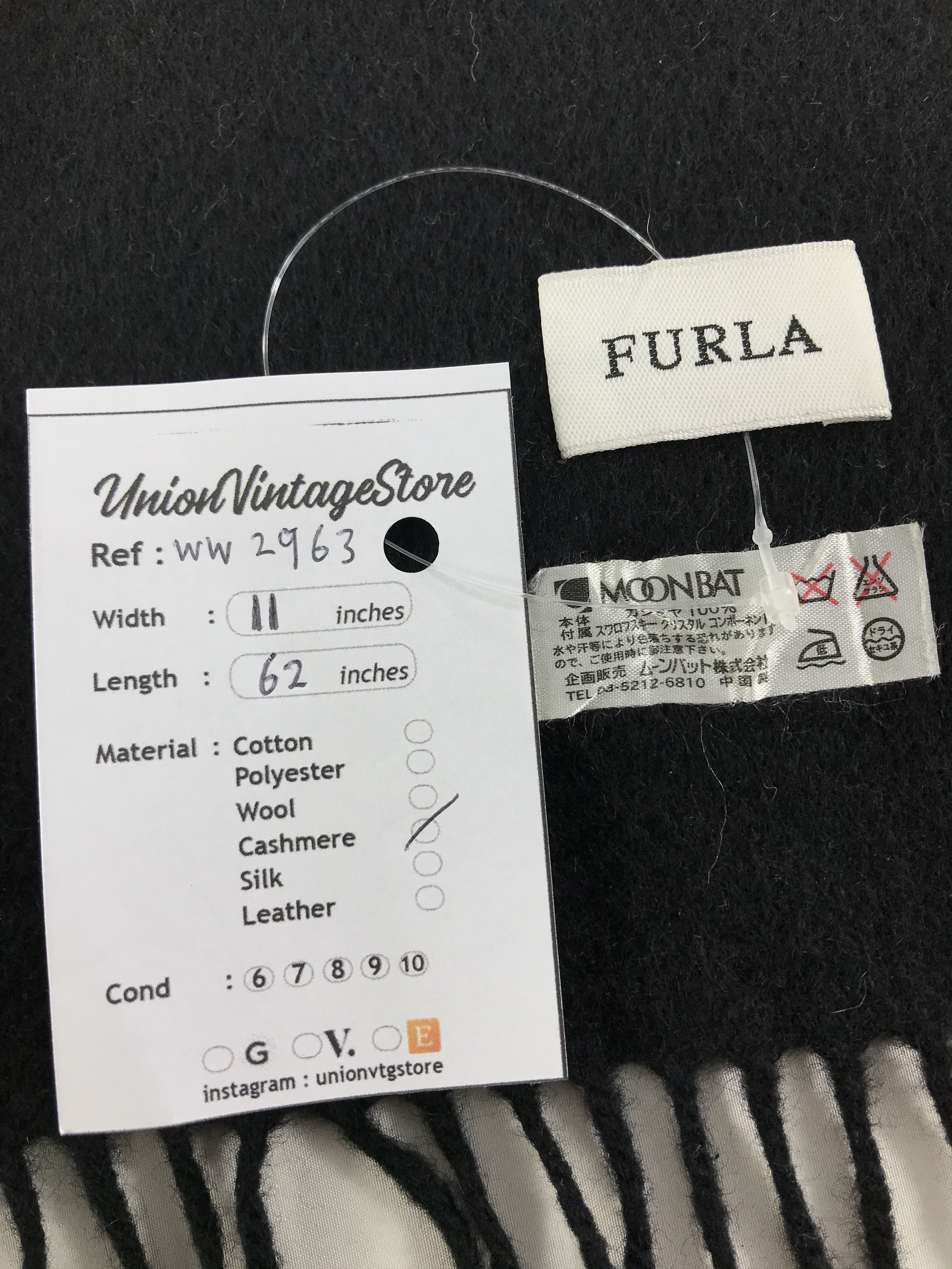 Furla × Vintage Furla Scarf / Muffler / Neckwear - WW2963 Size ONE SIZE - 4 Thumbnail