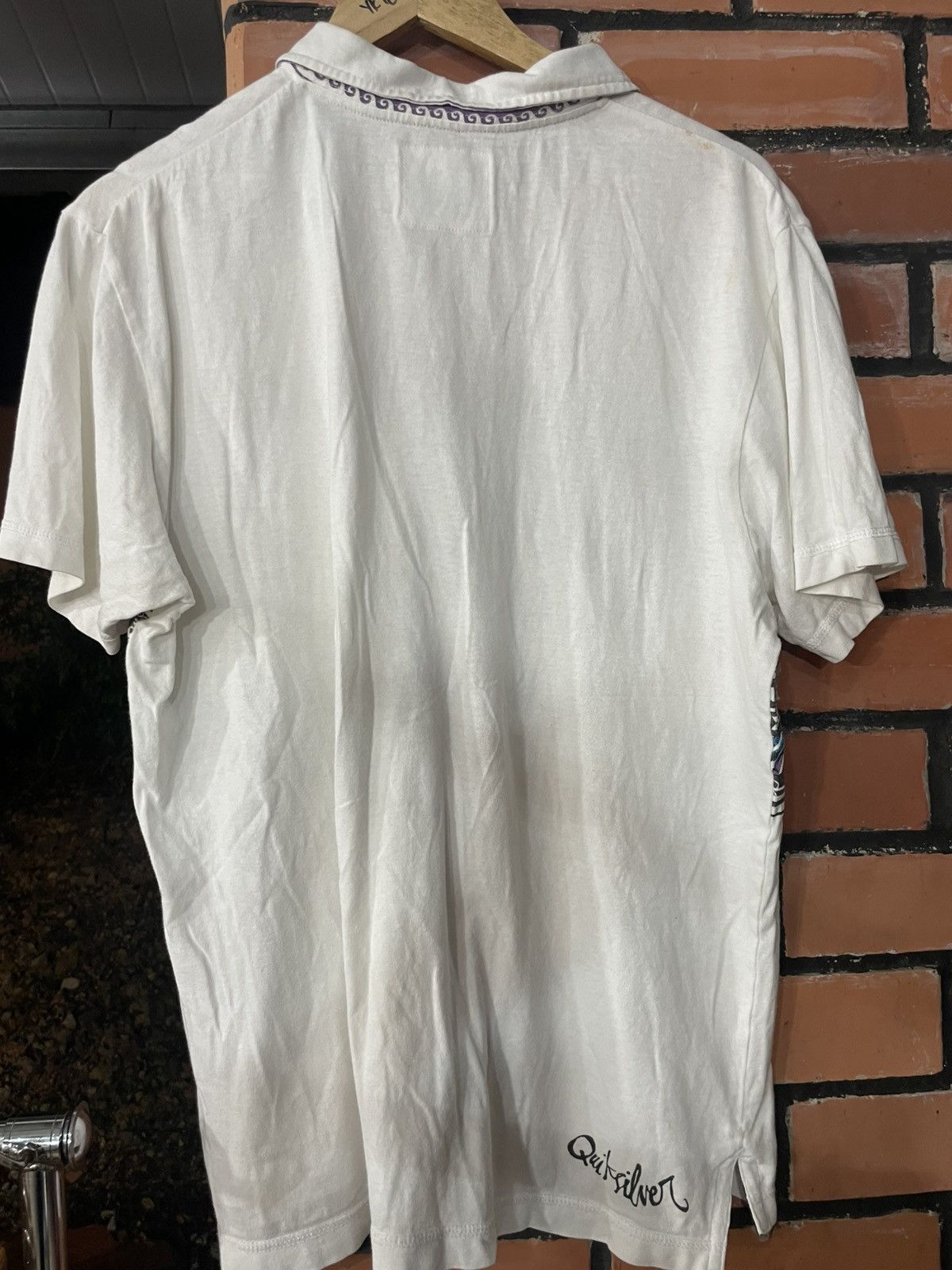 Quiksilver 🔥VINTAGE🔥QUIKSILVER Polo Button Size US L / EU 52-54 / 3 - 2 Thumbnail