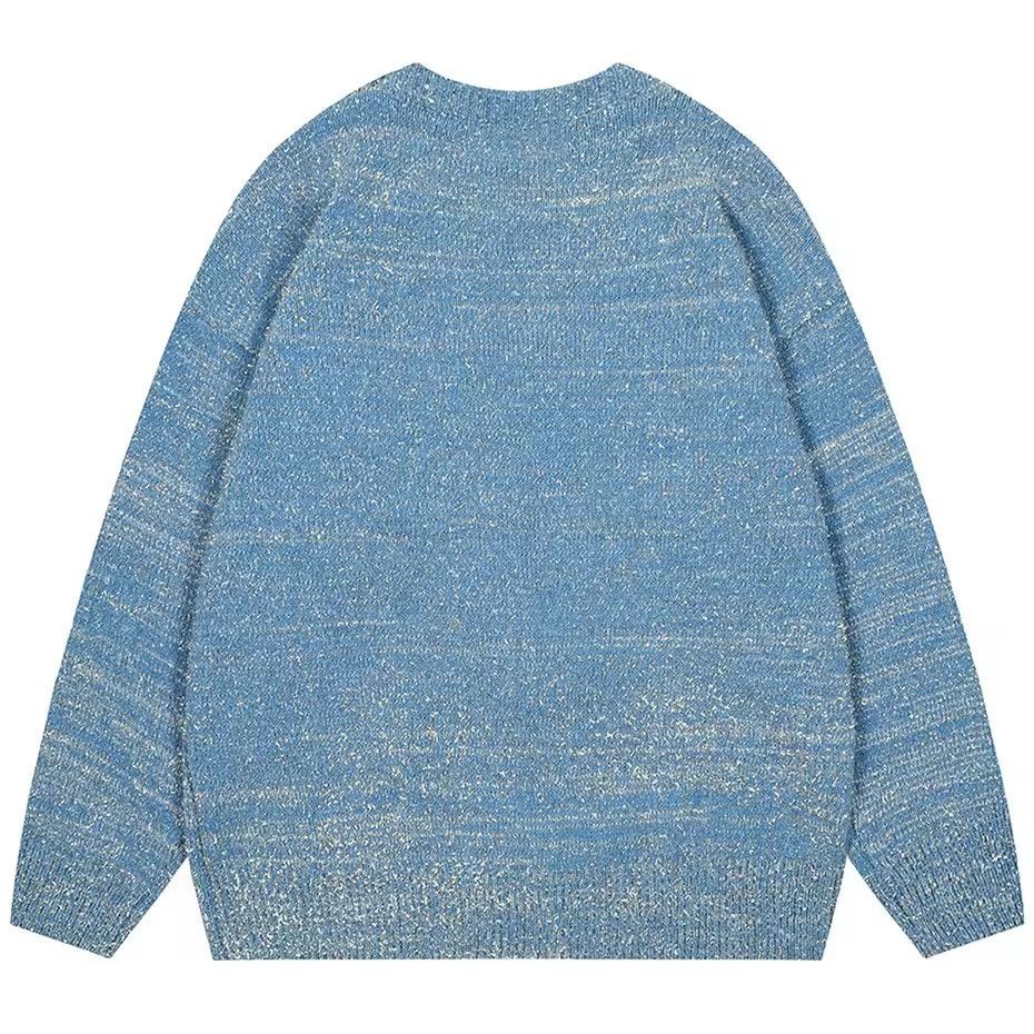 Other Knitted Gothic Skull Alien Oversized Streetwear Sweater Size US XL / EU 56 / 4 - 2 Thumbnail