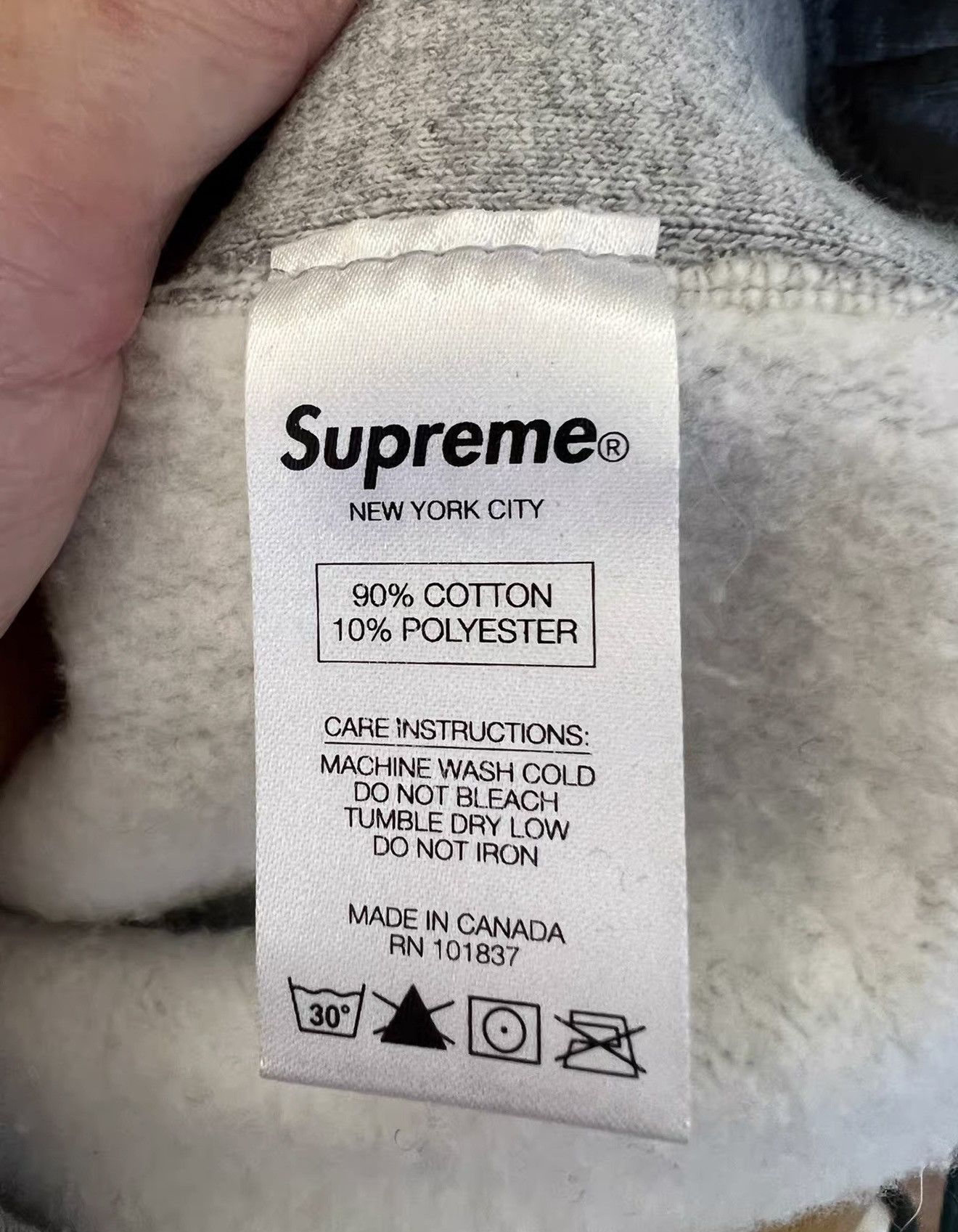 Supreme Supreme fw16 red on grey box logo hoodie hooded sweatershirt Size US S / EU 44-46 / 1 - 5 Thumbnail