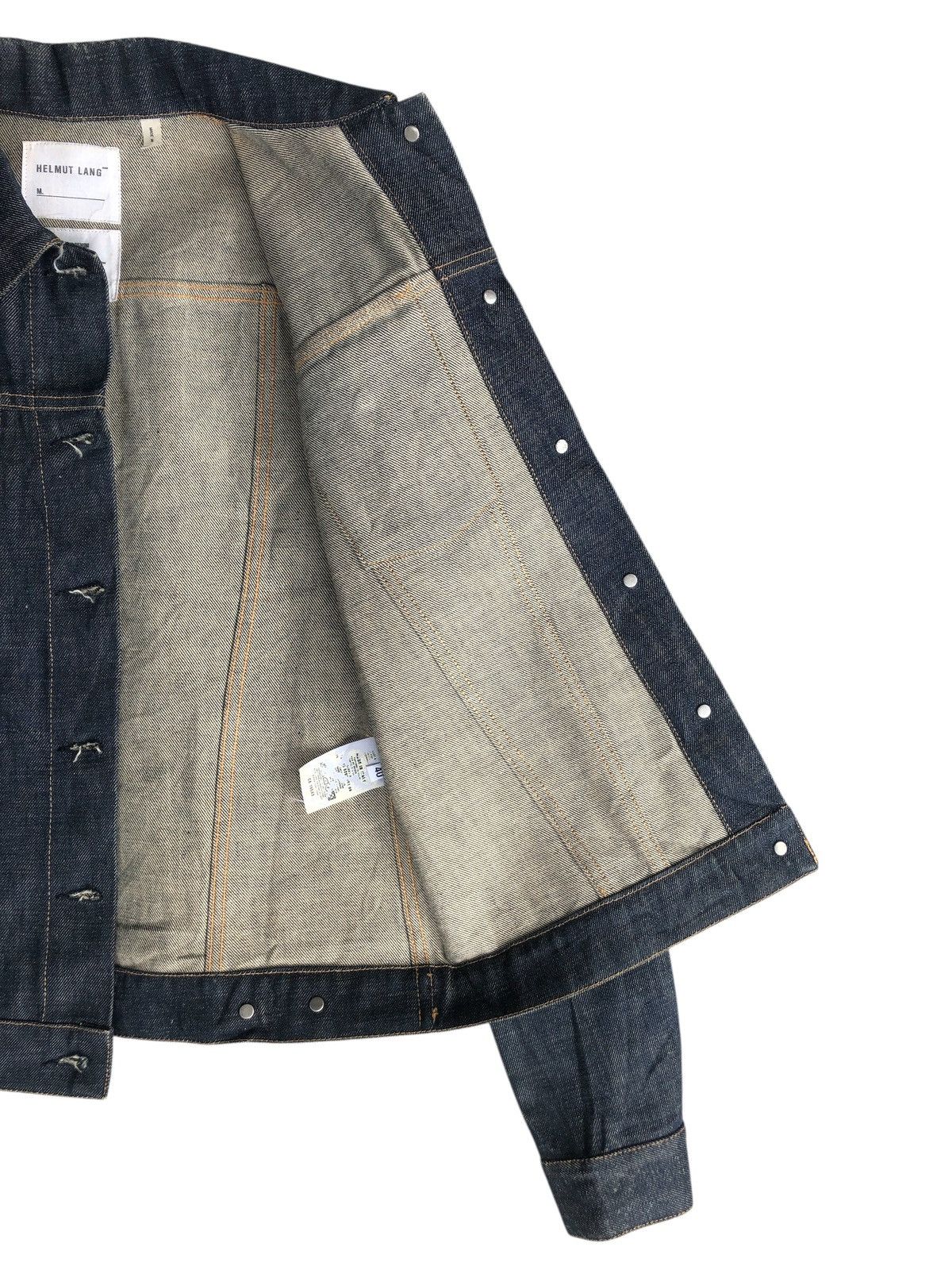 Helmut Lang Helmut Lang Classic Raw Denim Jacket Size US S / EU 44-46 / 1 - 18 Thumbnail