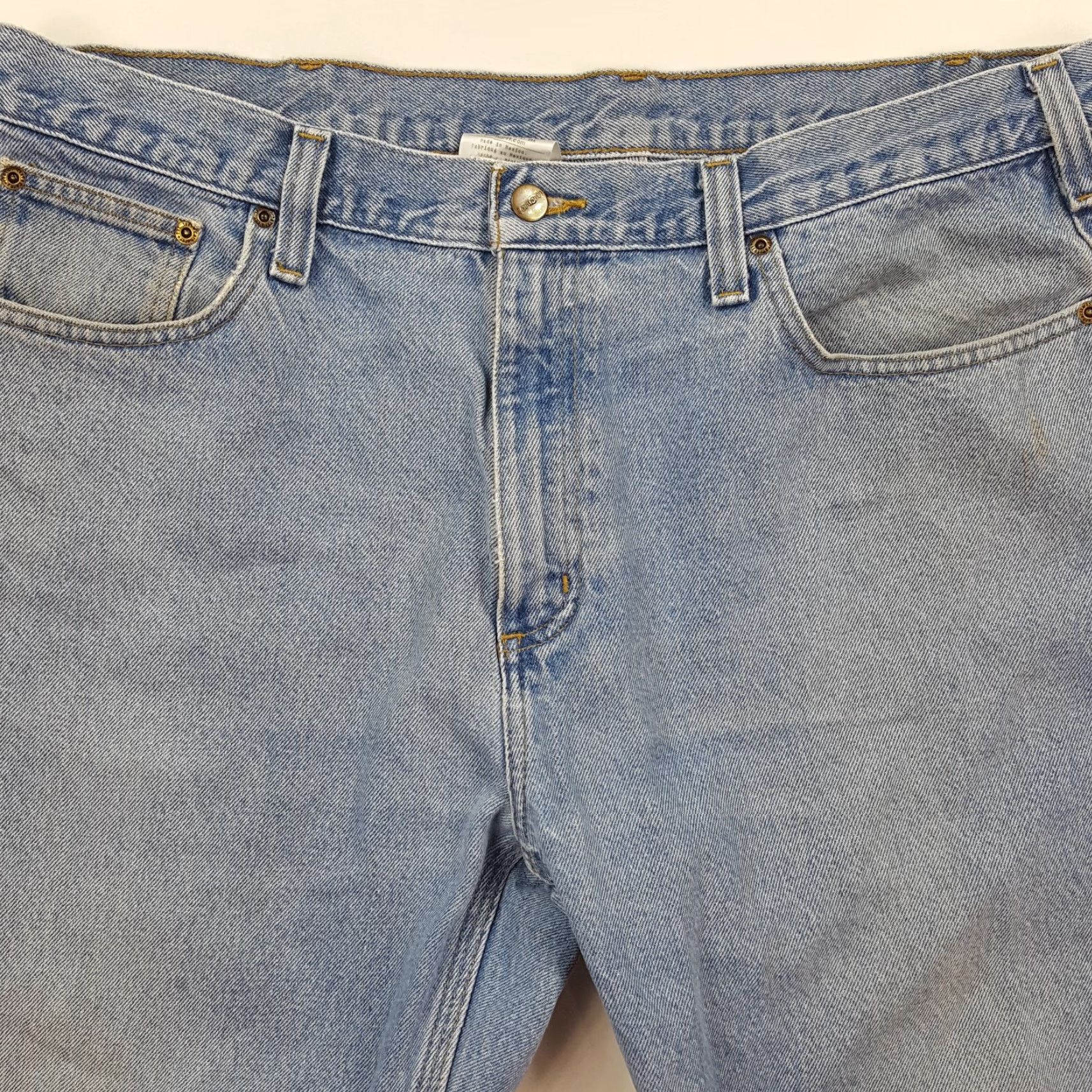 Carhartt Carhartt Jeans B460 Relaxed Fit 40x30 Denim Blue Work Straight Vintage Mens 90s Grunge Retro USA Western Carhartt Logo Navy Blue Jeans Size US 40 / EU 56 - 5 Thumbnail