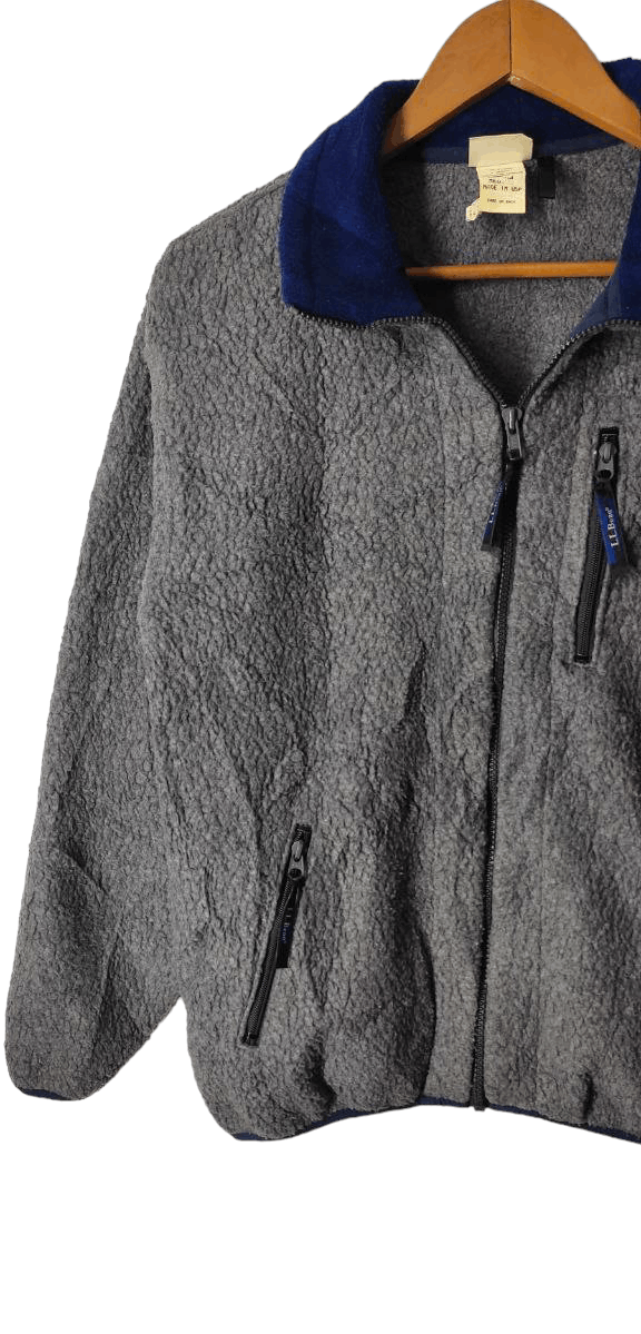 L.L. Bean LL.BEAN MADE IN USA FLEECE JACKET Size M / US 6-8 / IT 42-44 - 6 Thumbnail