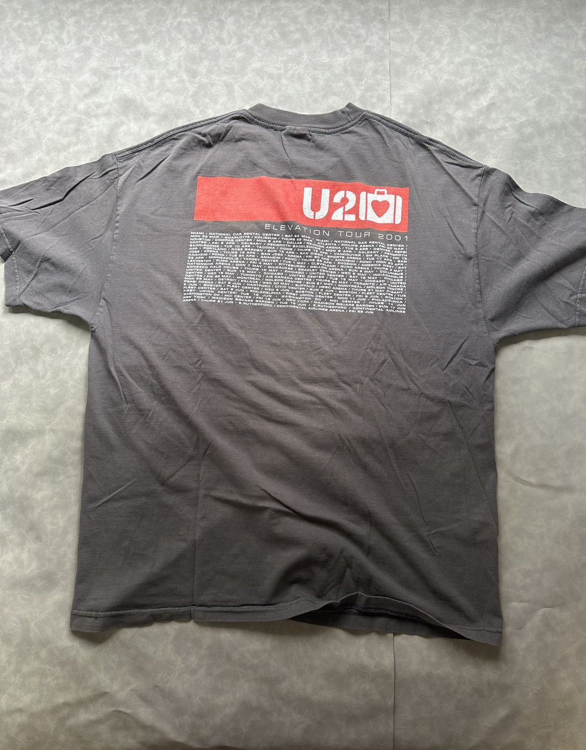 Band Tees × Vintage Vintage 2001 US Elevation Tour tee w/ back hit Size US XL / EU 56 / 4 - 4 Thumbnail