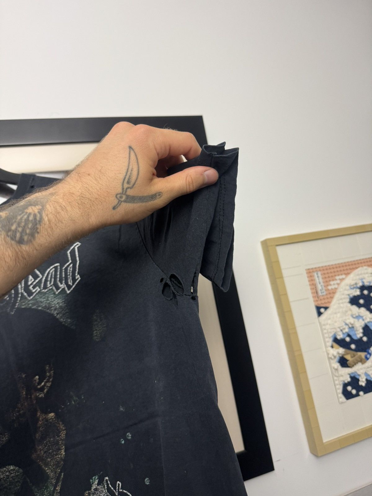Band Tees Motorhead Vintage Band Rock Tee Washed Trashed Rare Logo Y2k Size US XL / EU 56 / 4 - 5 Thumbnail