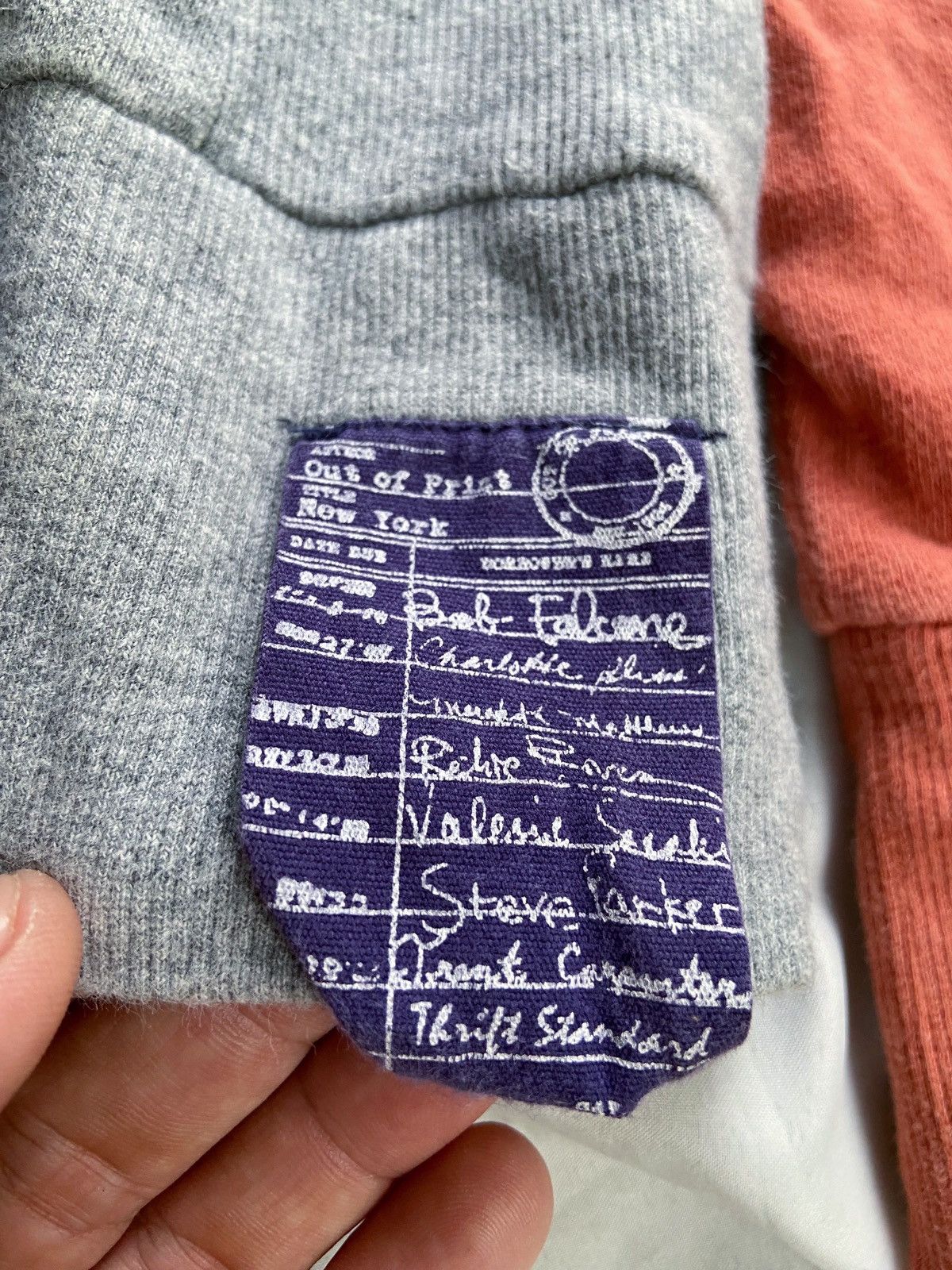 Japanese Brand THRIFT STANDARD OLDAND FUNNY STYLING COLOUR BLOCK HOODIE Size US M / EU 48-50 / 2 - 9 Thumbnail