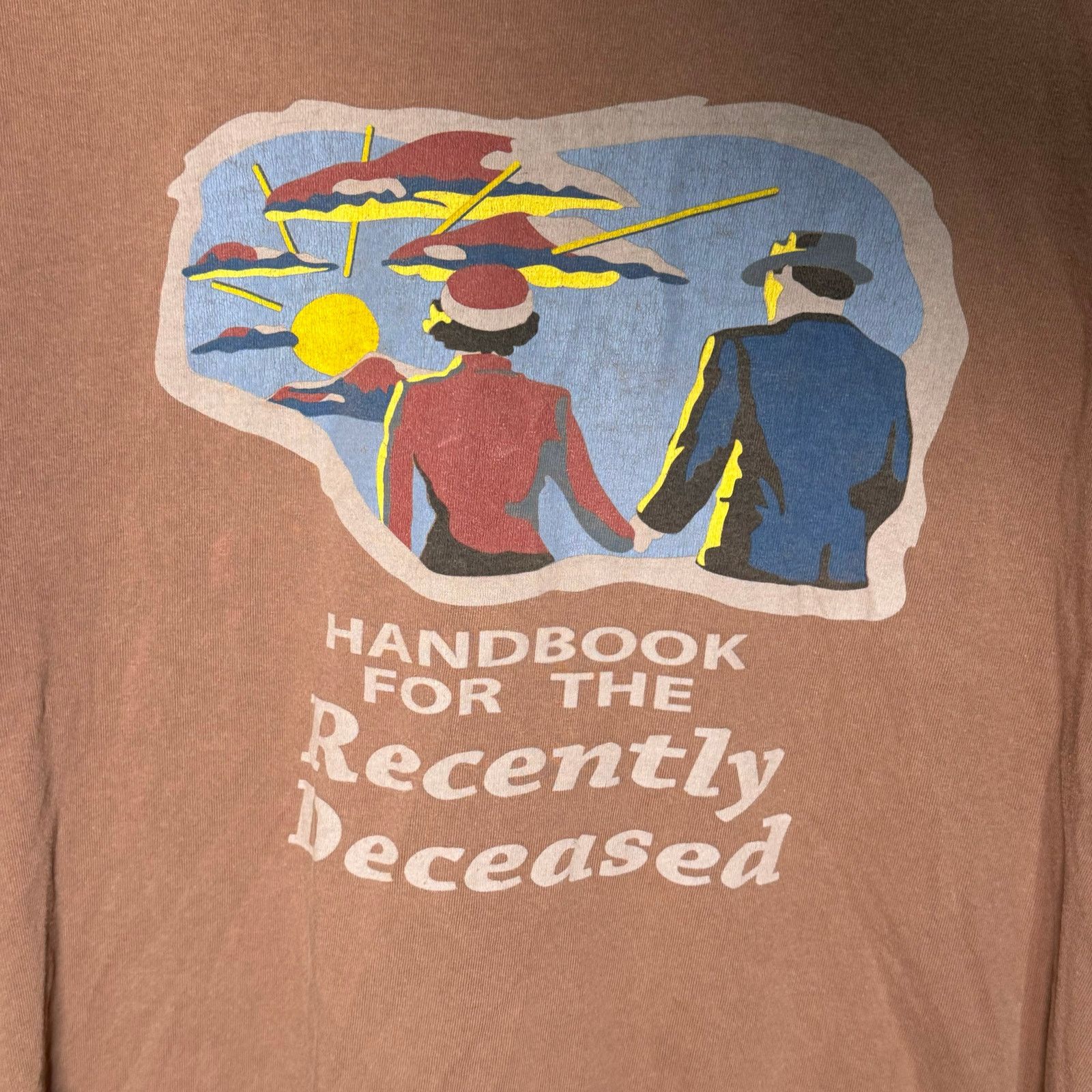 Vintage Vintage BeetleJuice Handbook For The Recently Deceased Tee Size US XL / EU 56 / 4 - 2 Thumbnail