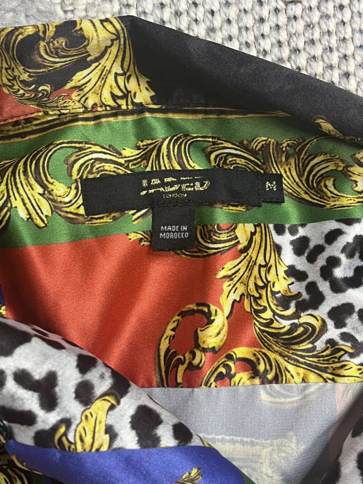 Jaded London JADED LONDON VERSACE STYLE CRAZY SHIRT Size US M / EU 48-50 / 2 - 2 Thumbnail
